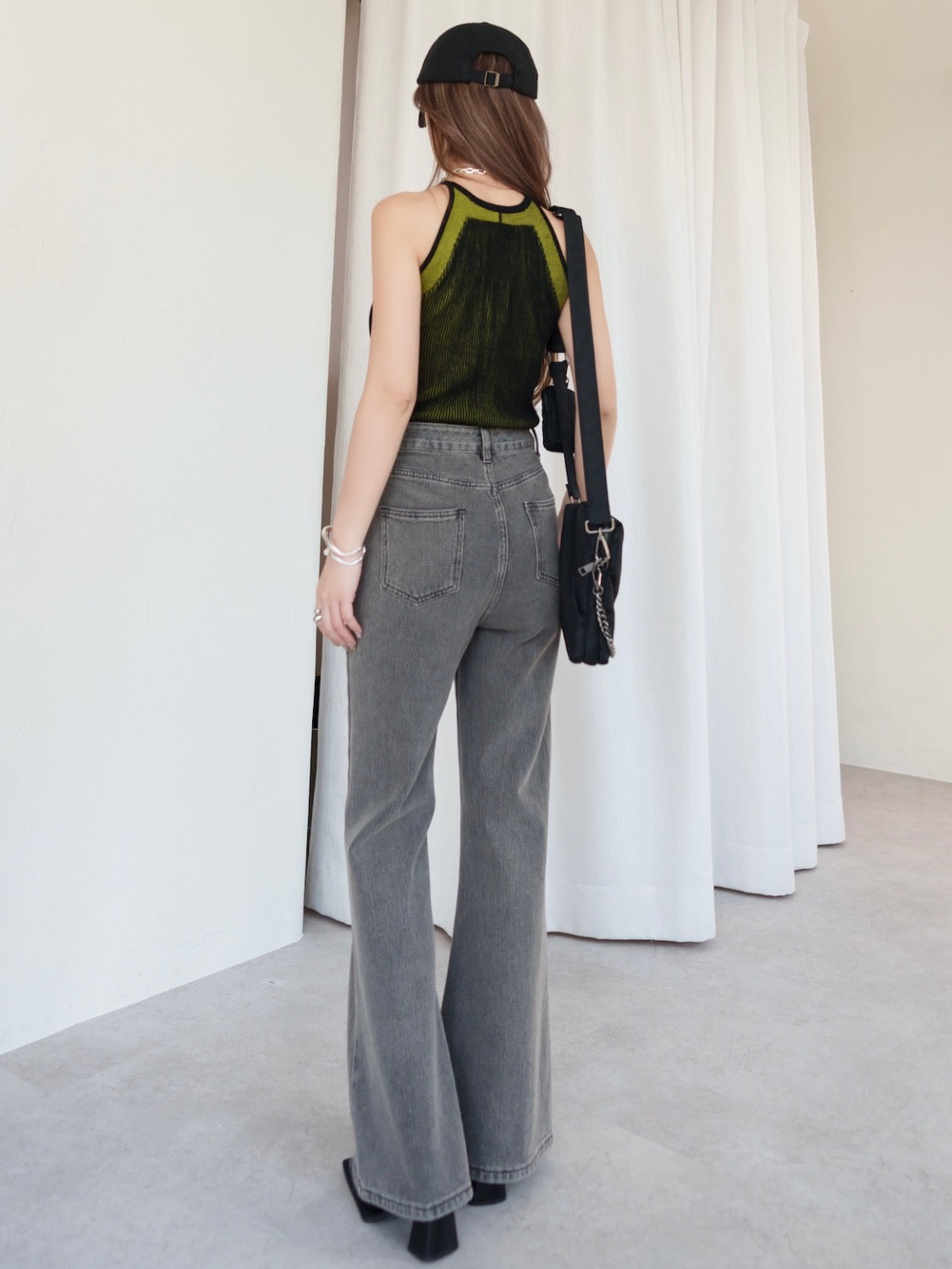 Texture デニム フレアパンツ