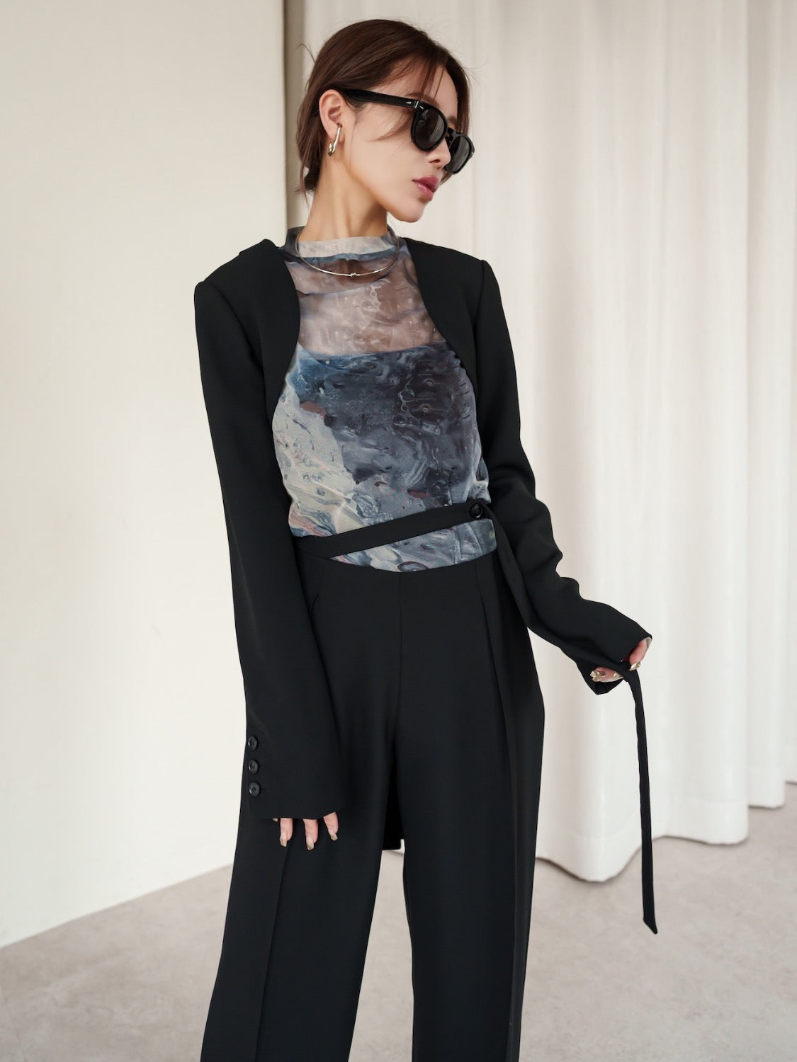 ウエストマーク Wide スラックス