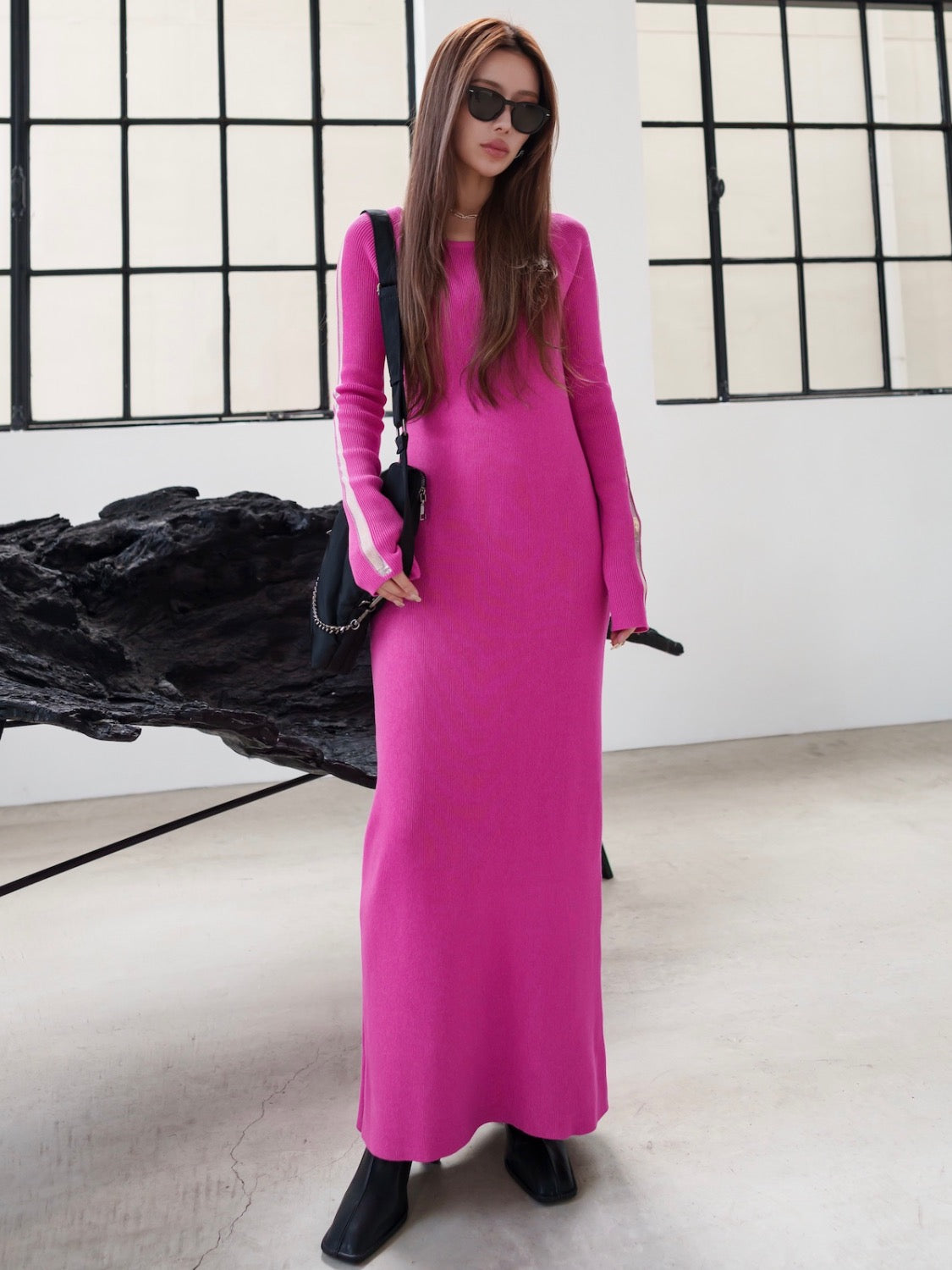 MODEL:159cm<br>COLOR:ピンク