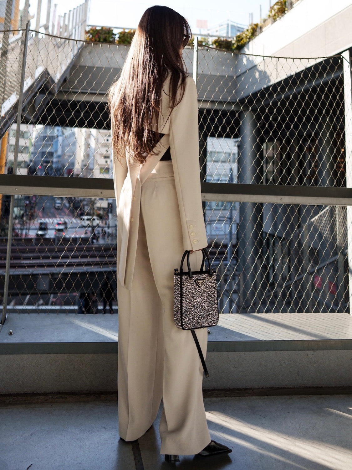MODEL:159cm<br>COLOR:ライトベージュ