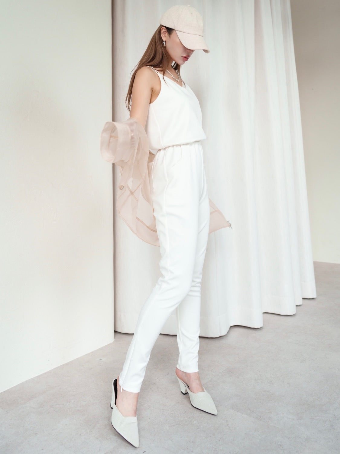 シアー ジップ Shirt