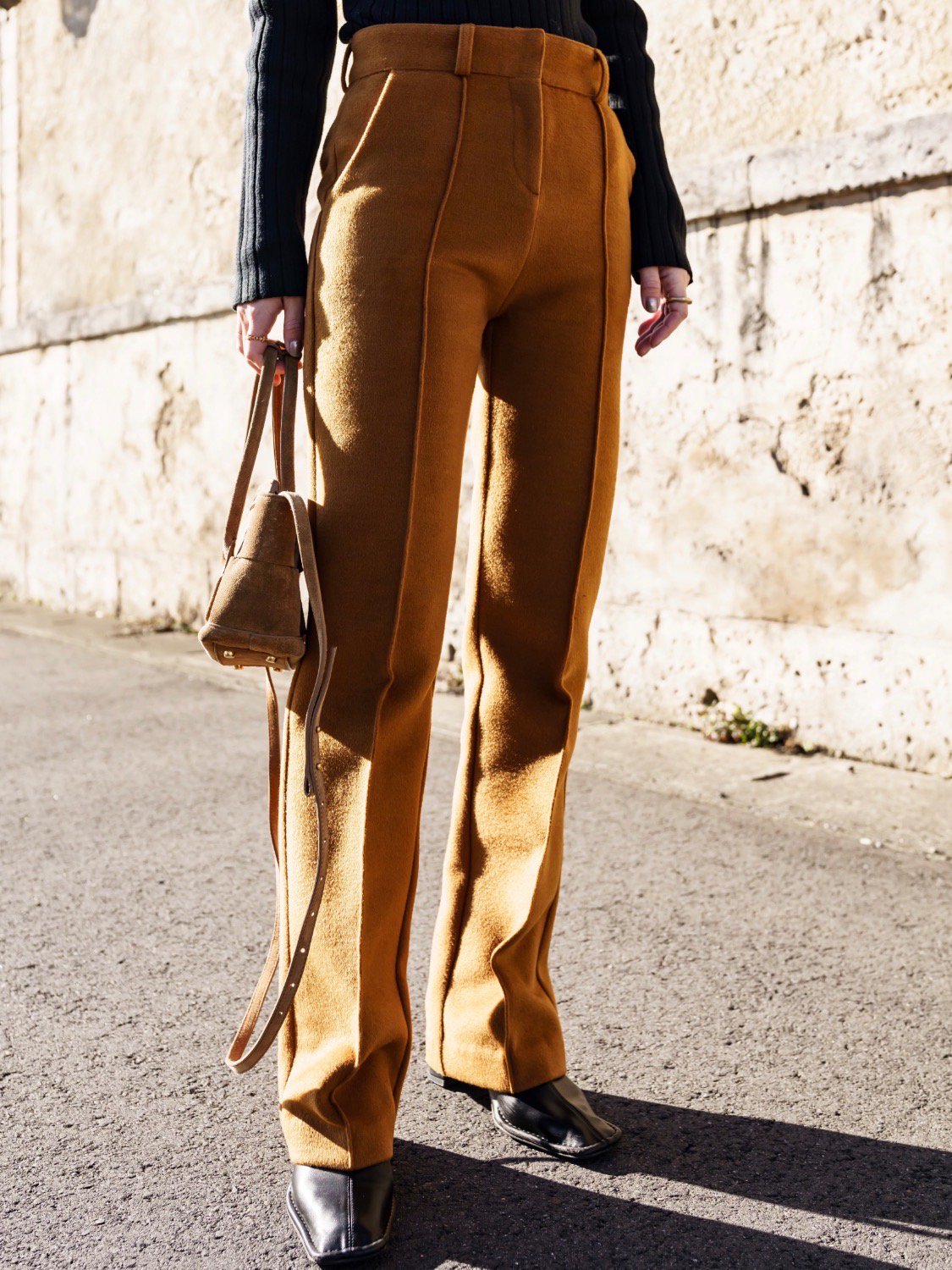 センターシーム メルトン Pants