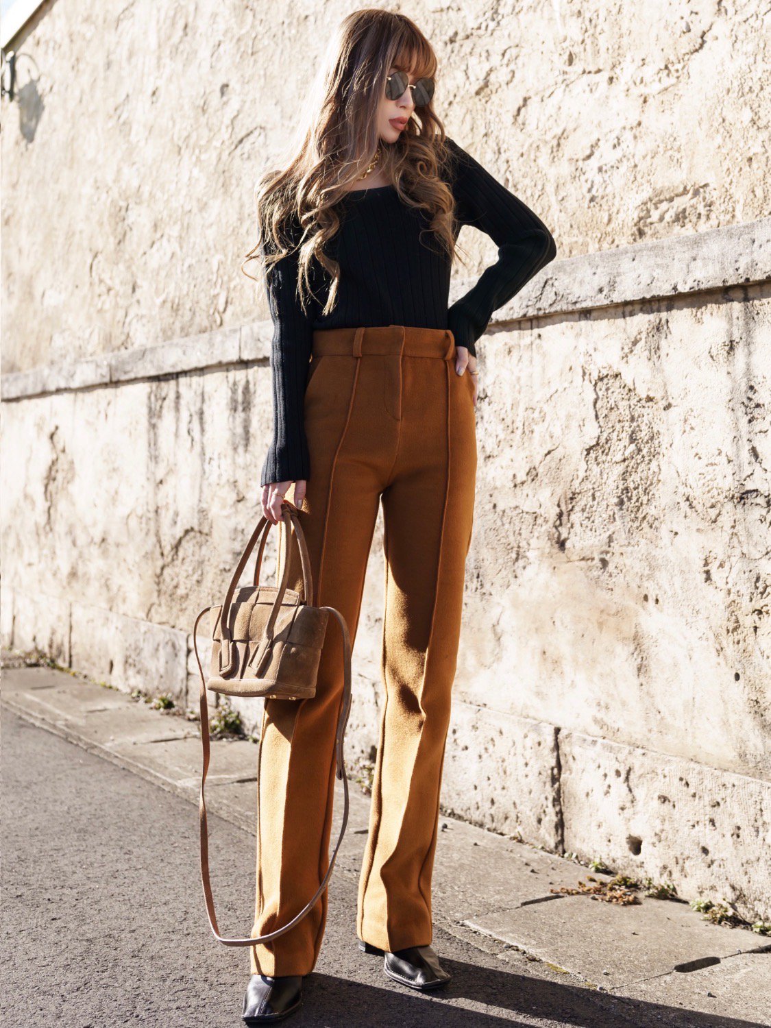 センターシーム メルトン Pants