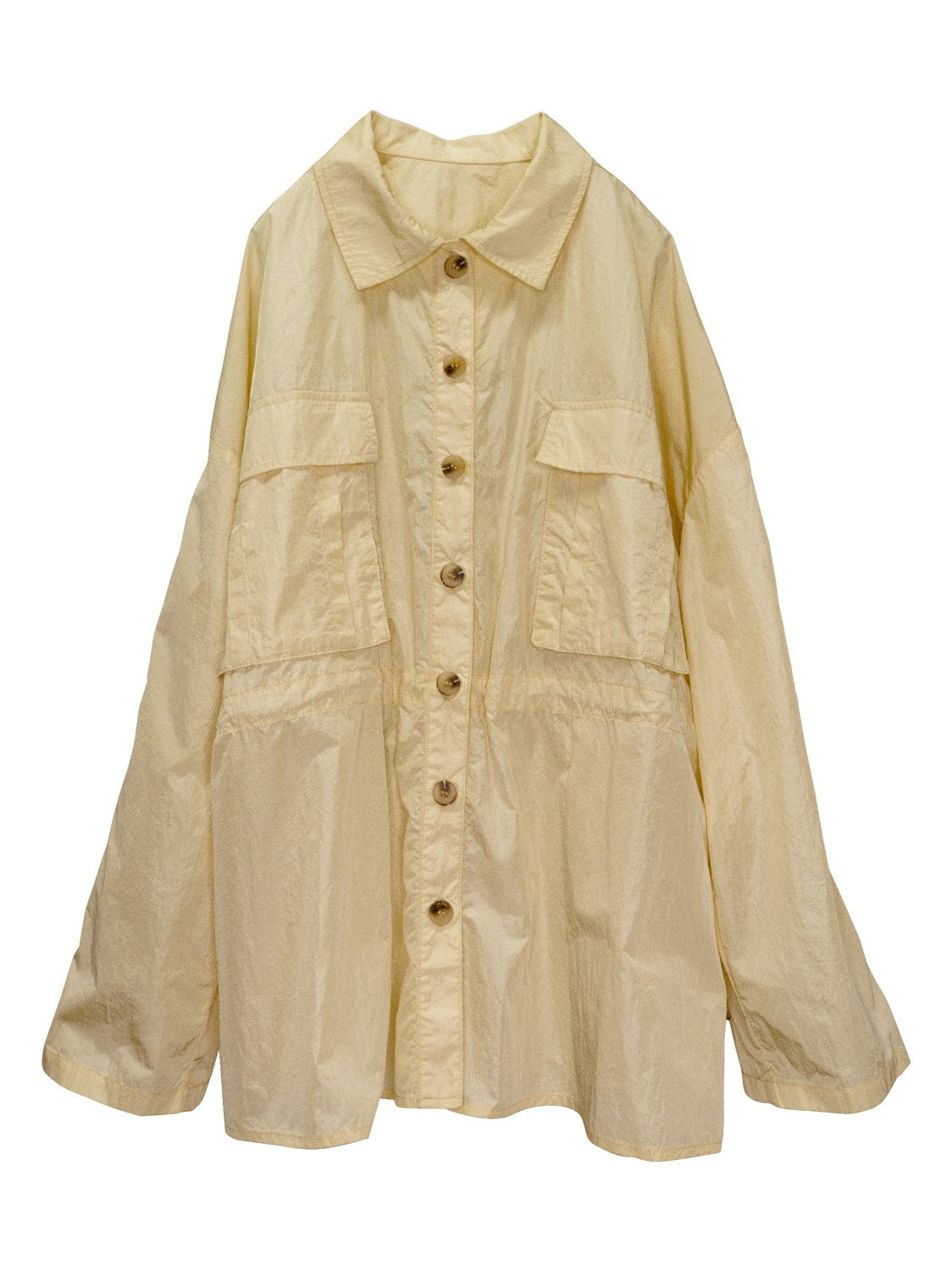 Taffeta ドロスト シャツジャケット