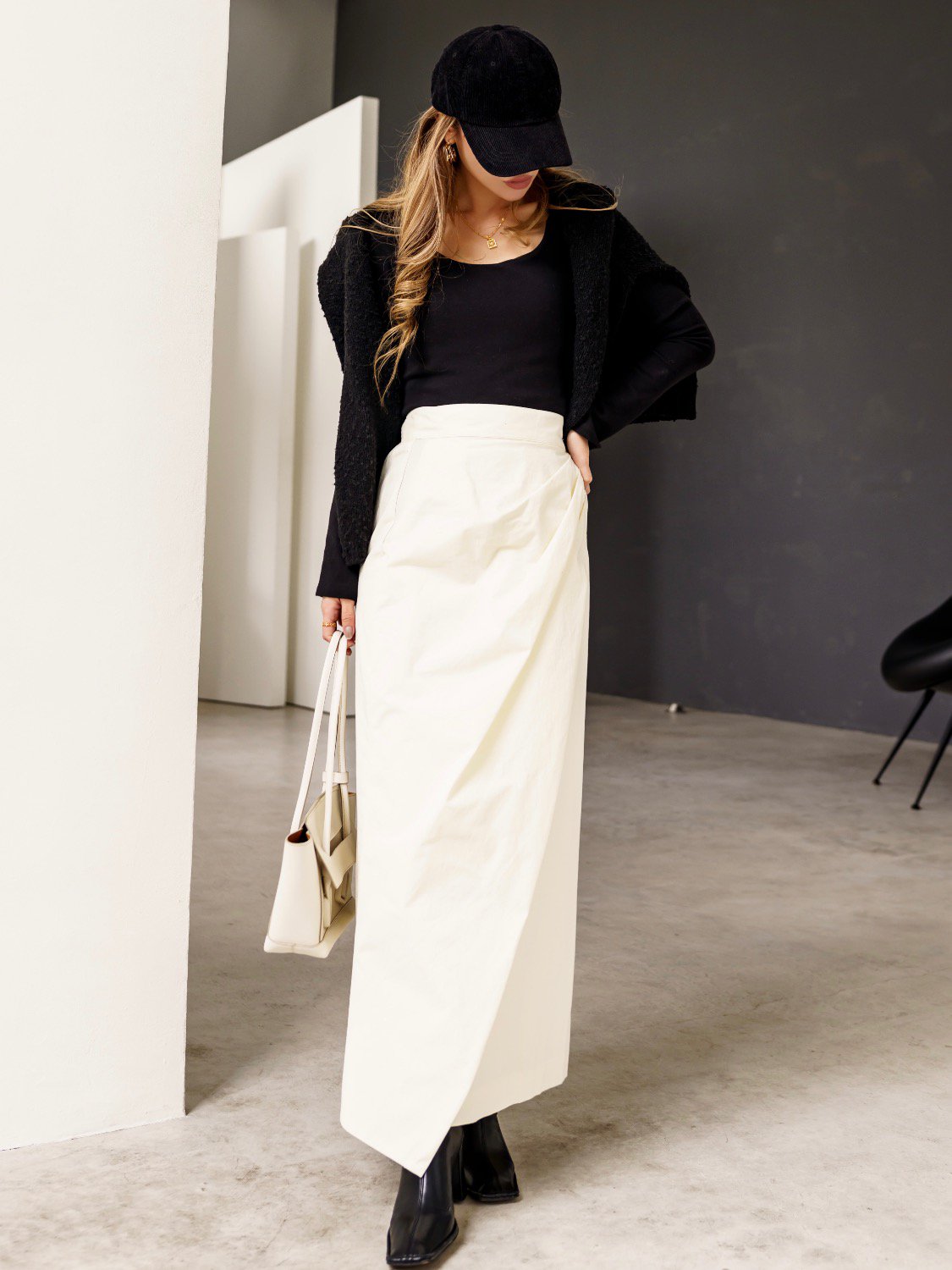 ギャザー ラップライク Skirt