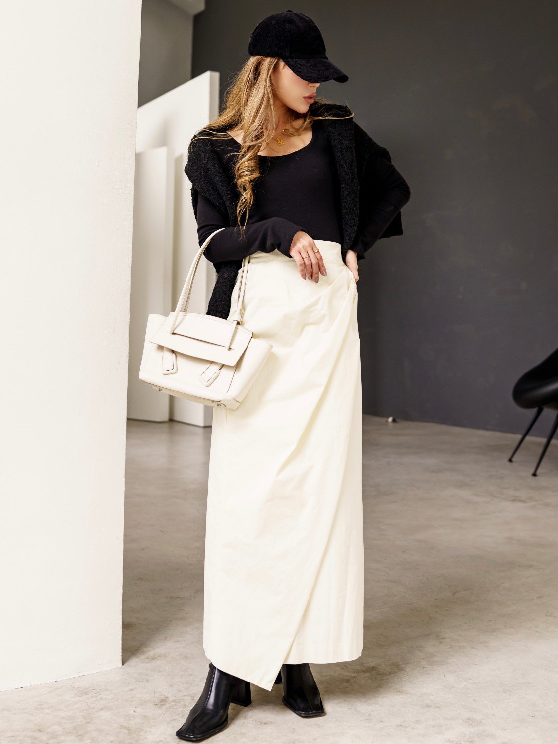 ギャザー ラップライク Skirt