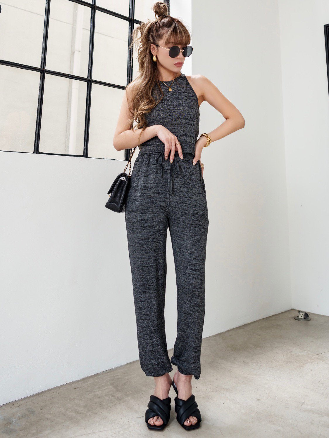 Relaxed Jogger Pants Set-up