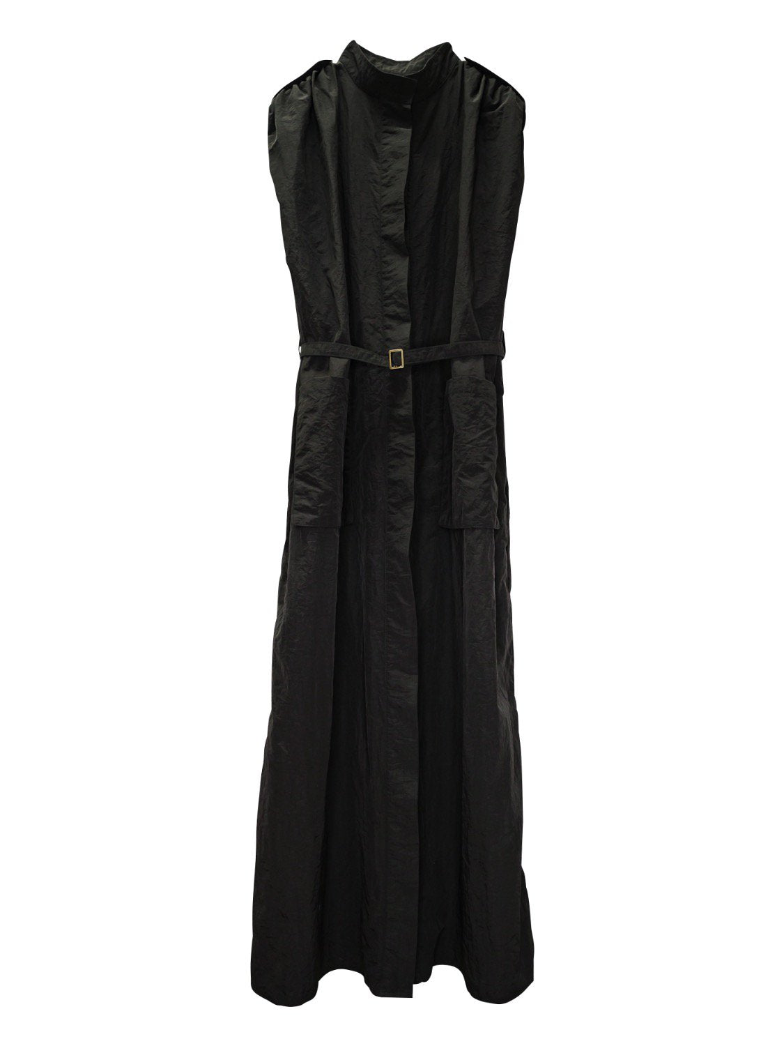2way long gilet dress