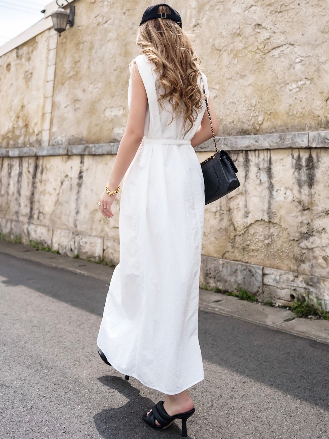 2way long gilet dress