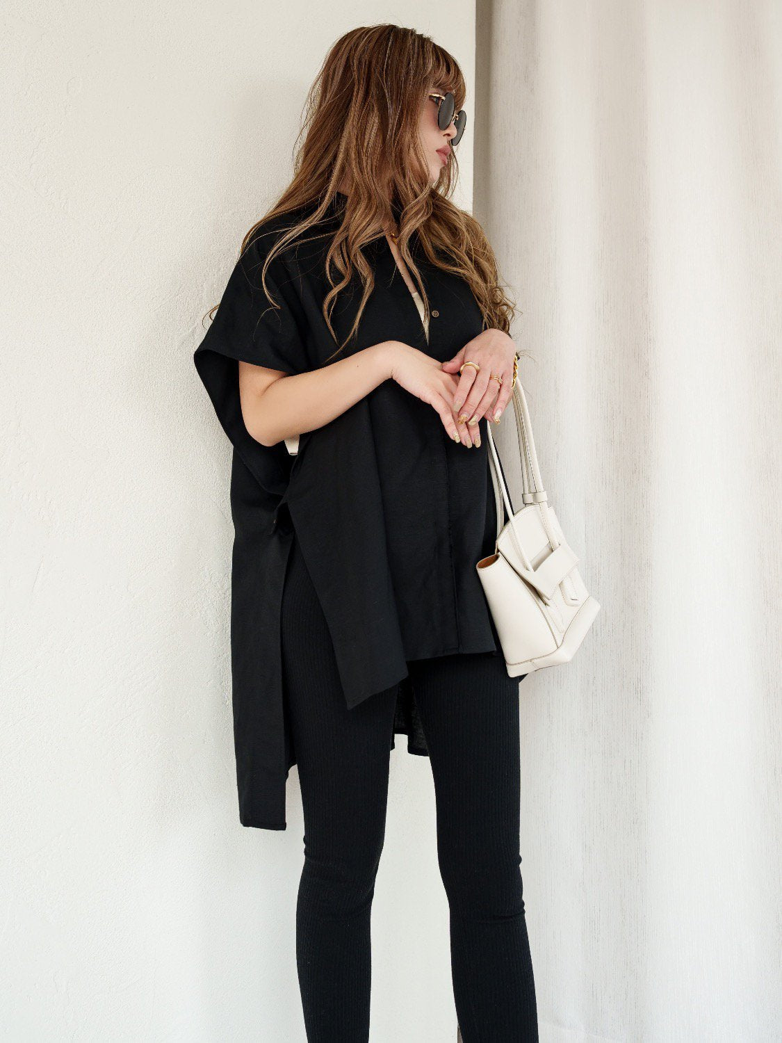 Linen Poncho Shirt