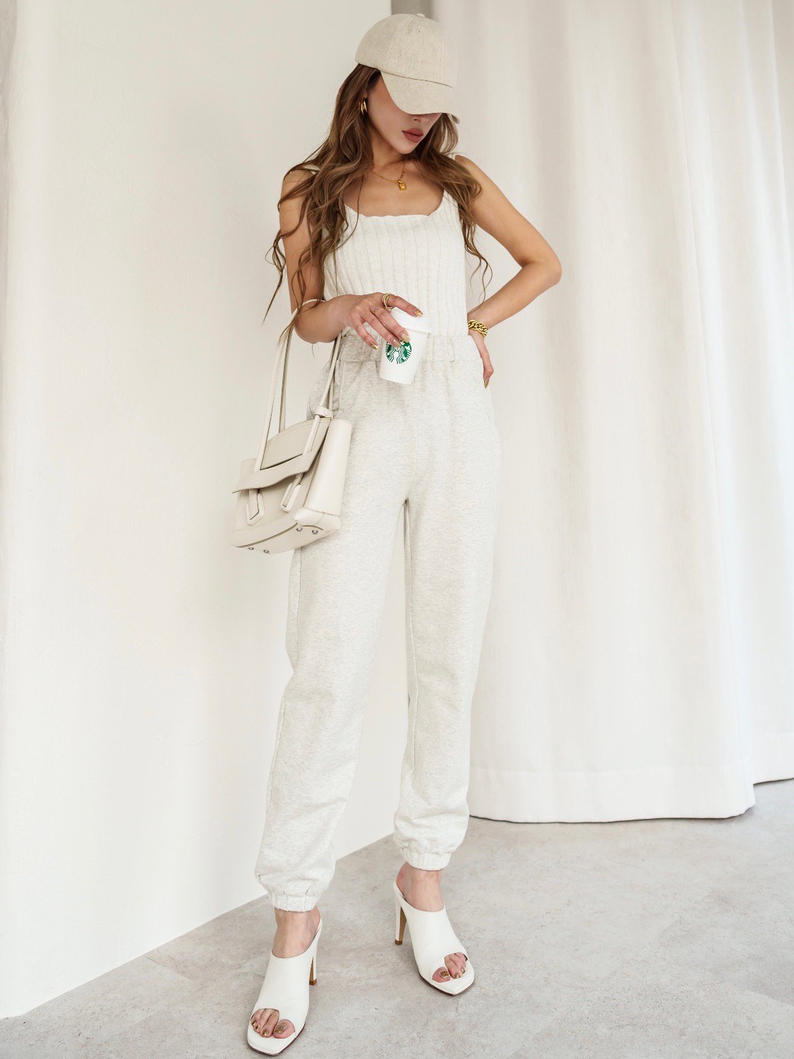 Wide-rib sleeveless top