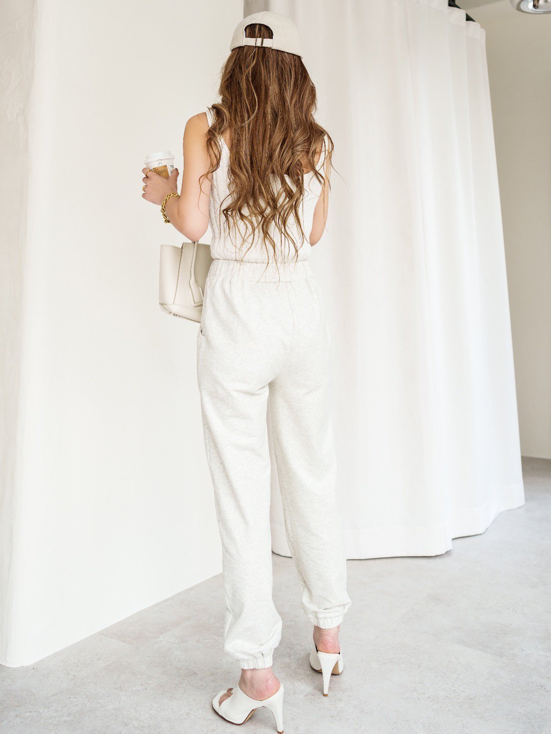 Wide-rib sleeveless top