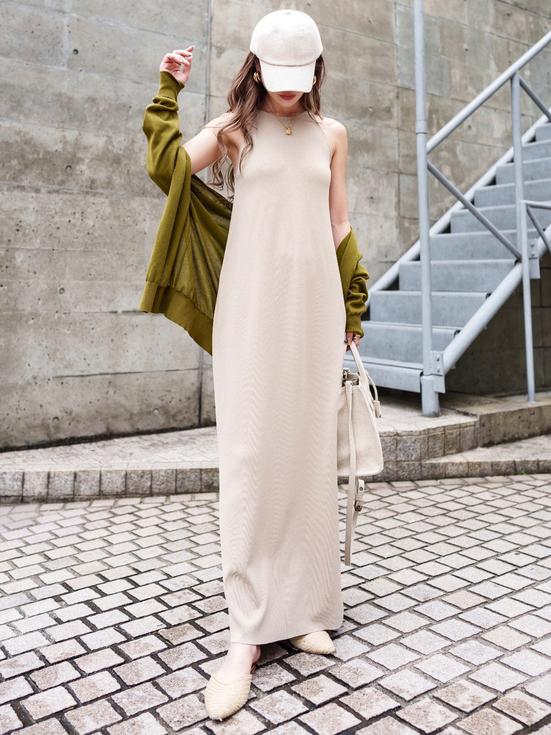 2way シースルー カーディガン