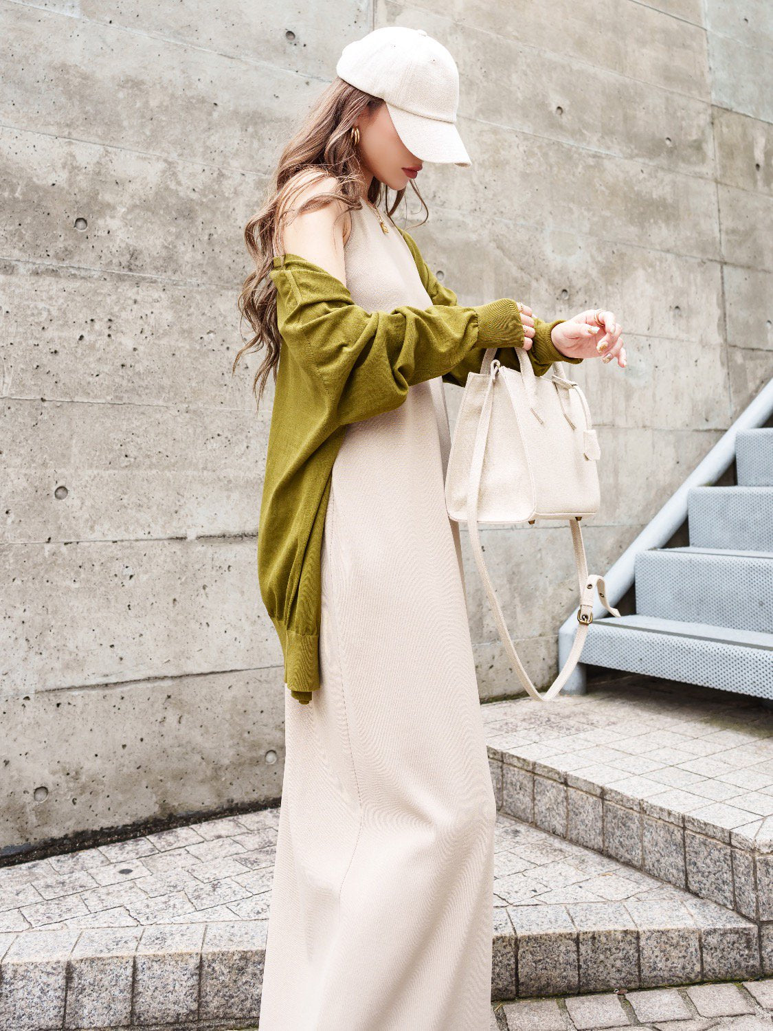 2way シースルー カーディガン