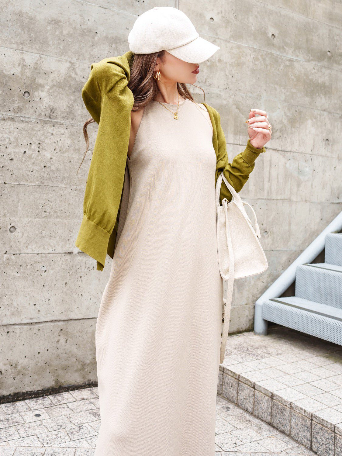 2way シースルー カーディガン