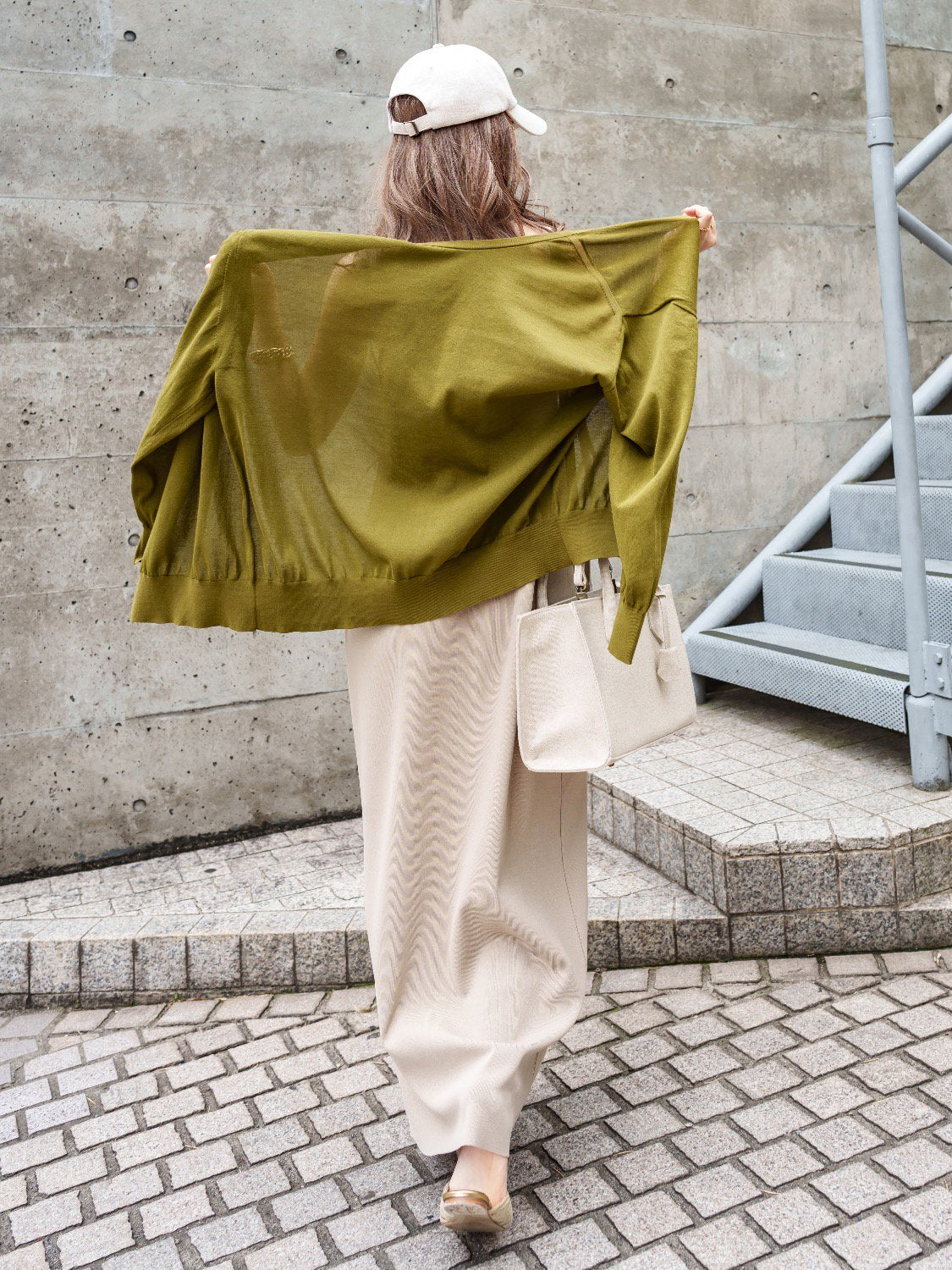 2way シースルー カーディガン