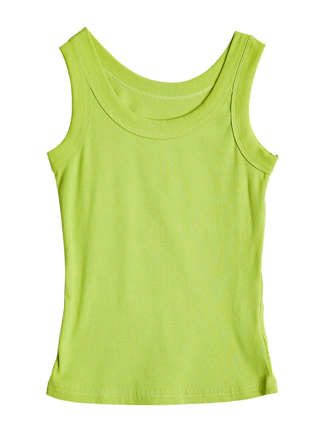 Basic ナローリブ フィット タンク