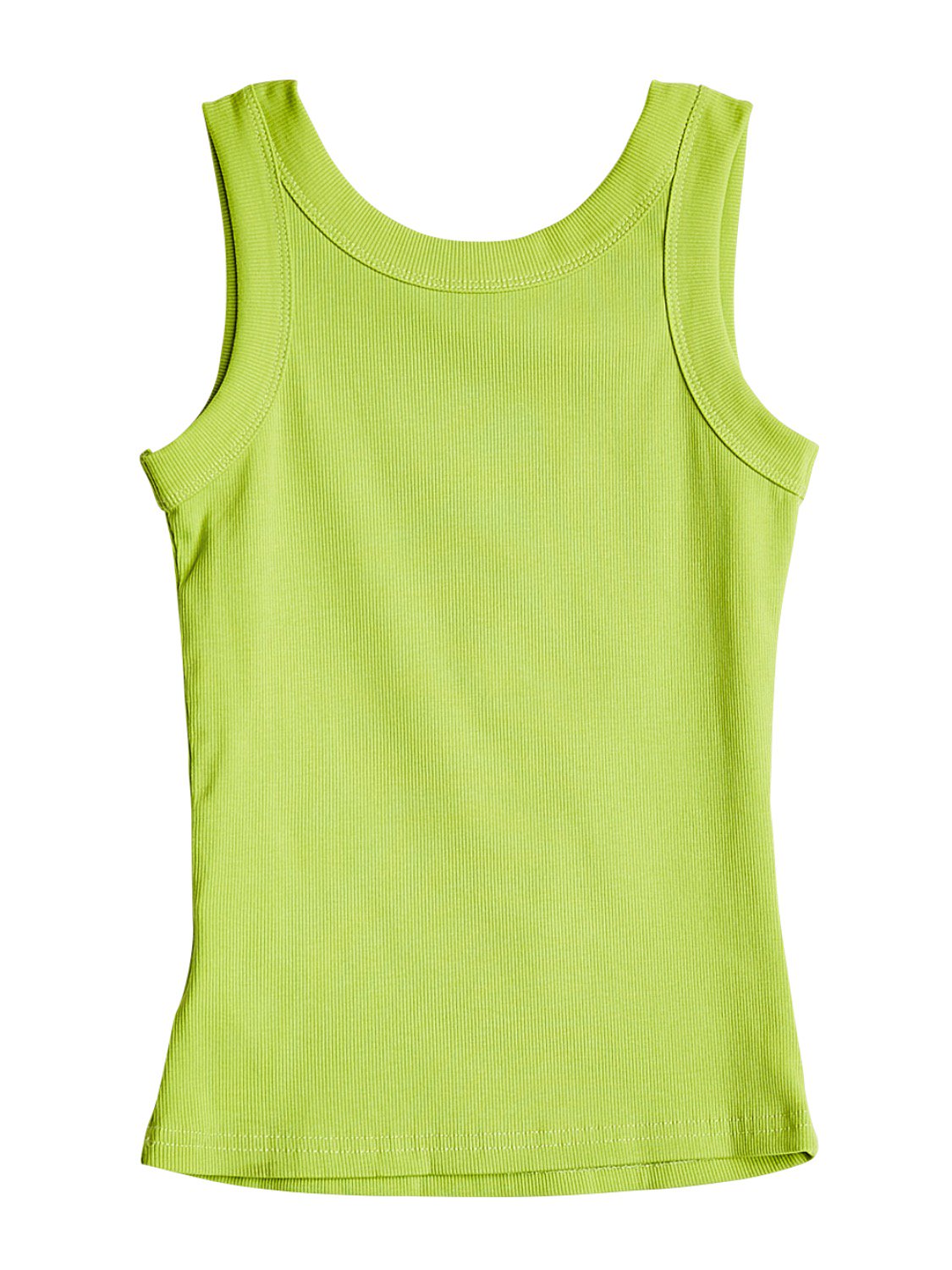 Basic ナローリブ フィット タンク