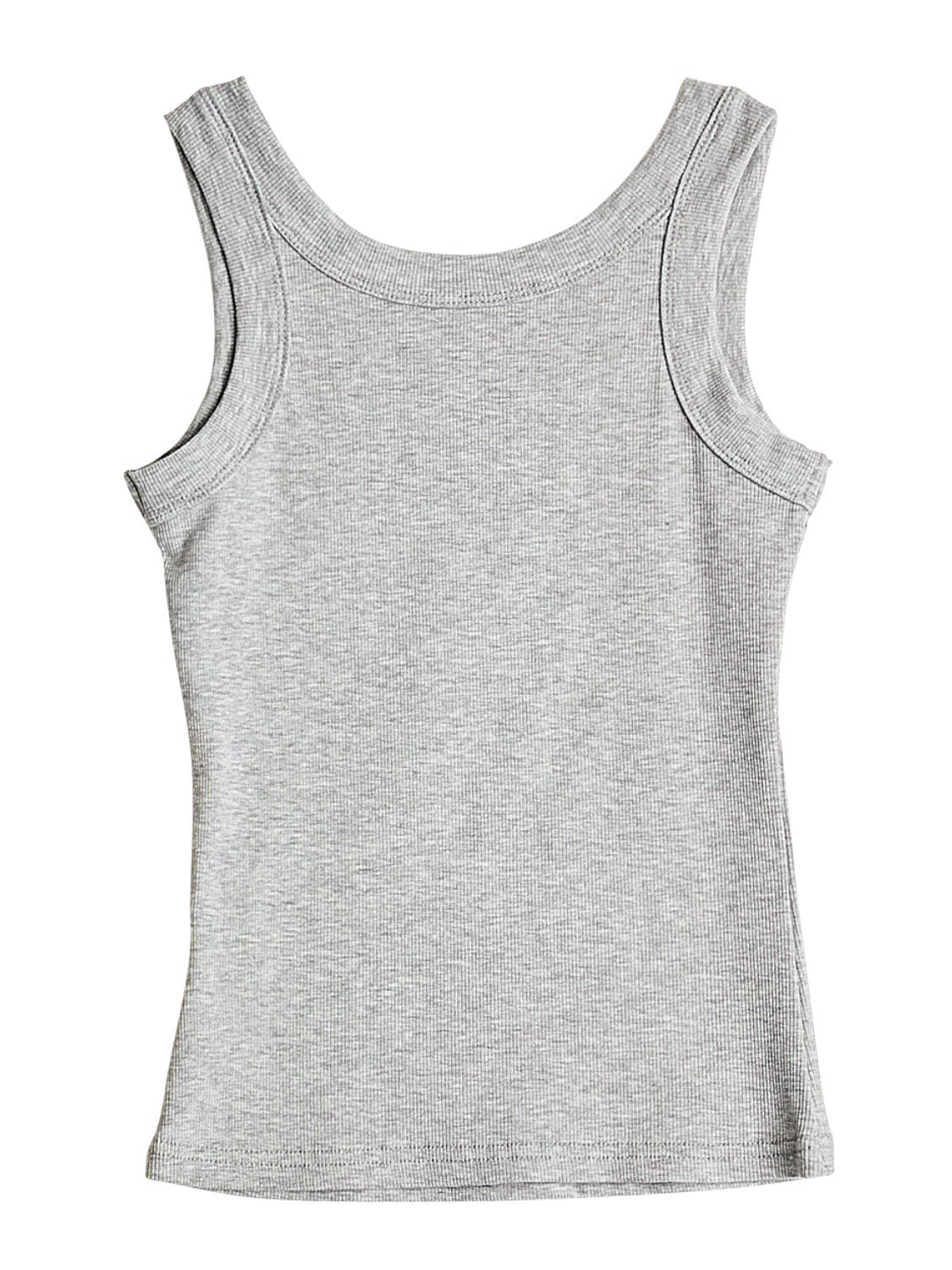 Basic ナローリブ フィット タンク
