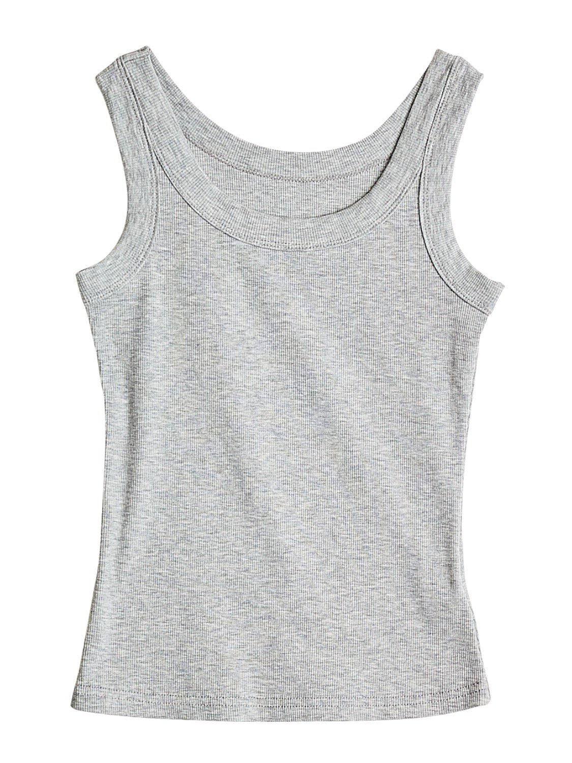 Basic ナローリブ フィット タンク