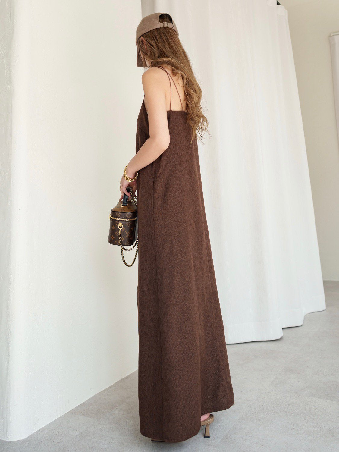 クロスストラップ カラー One-piece