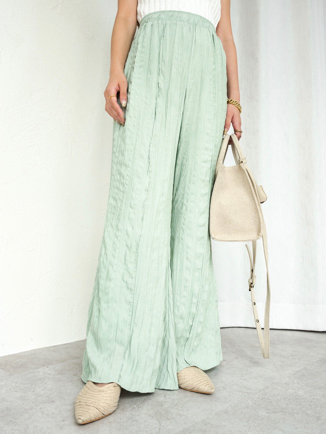 Random Pleats Bottom