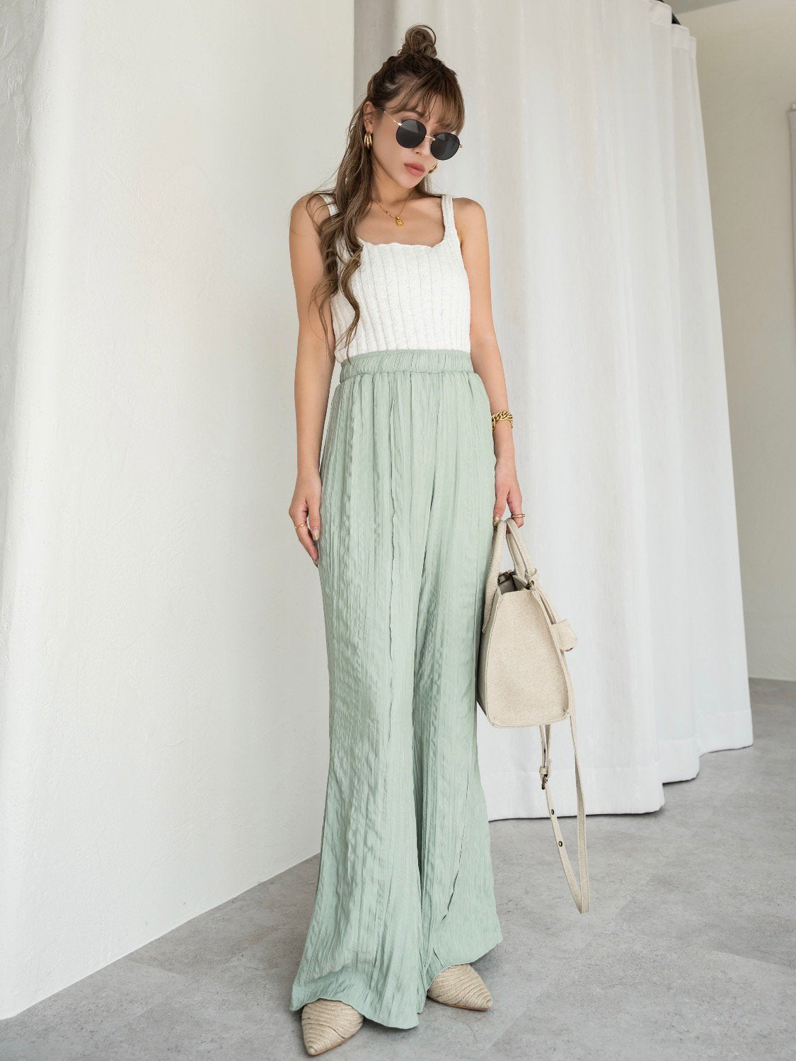 Random Pleats Bottom