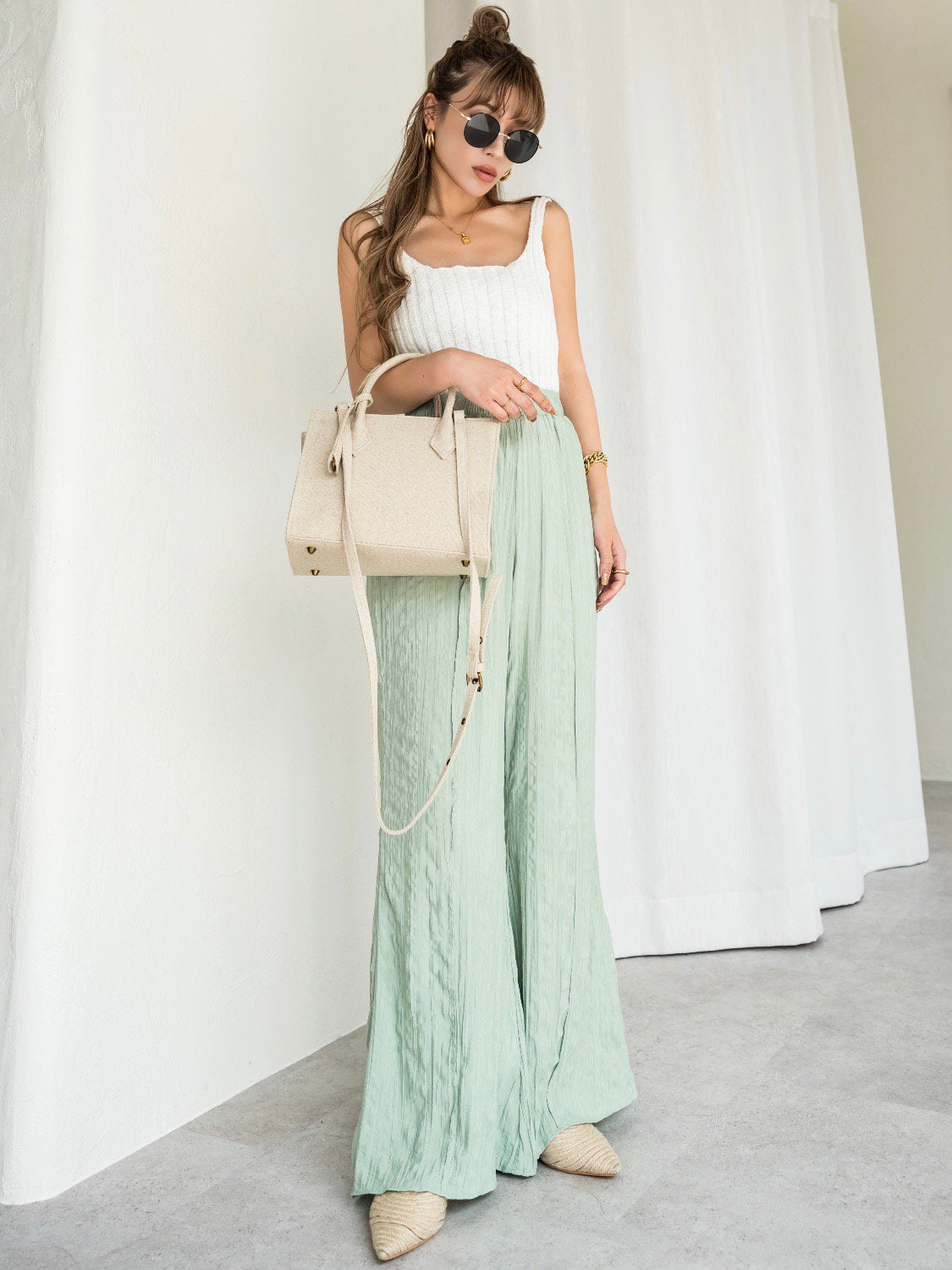Random Pleats Bottom