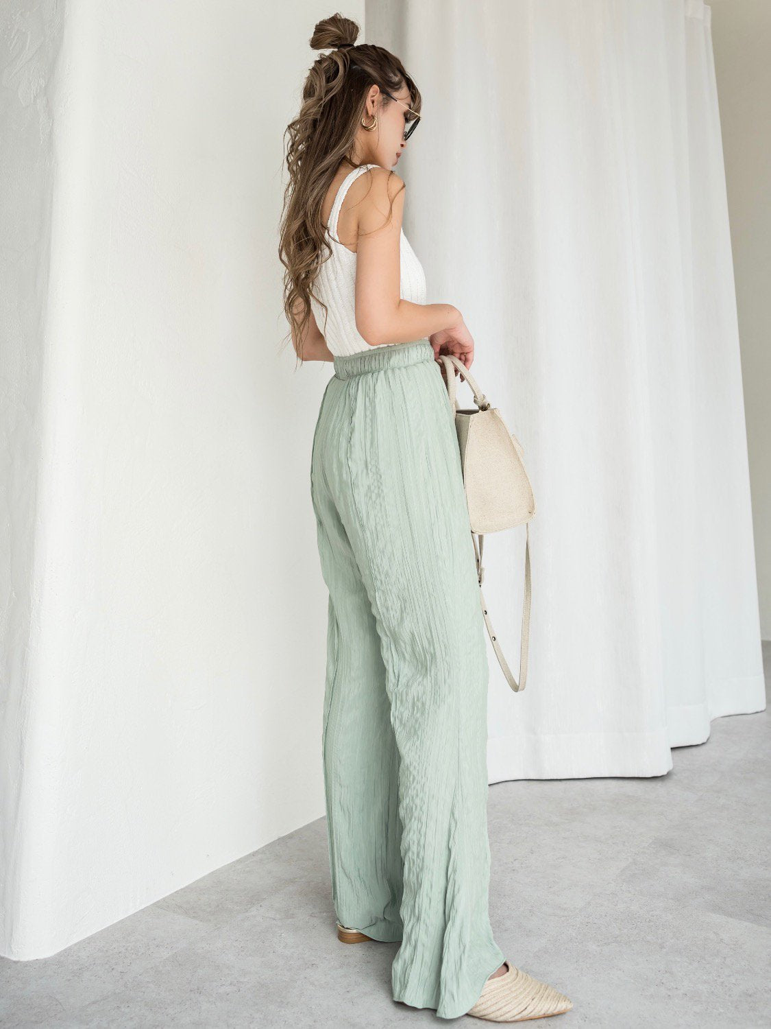 Random Pleats Bottom