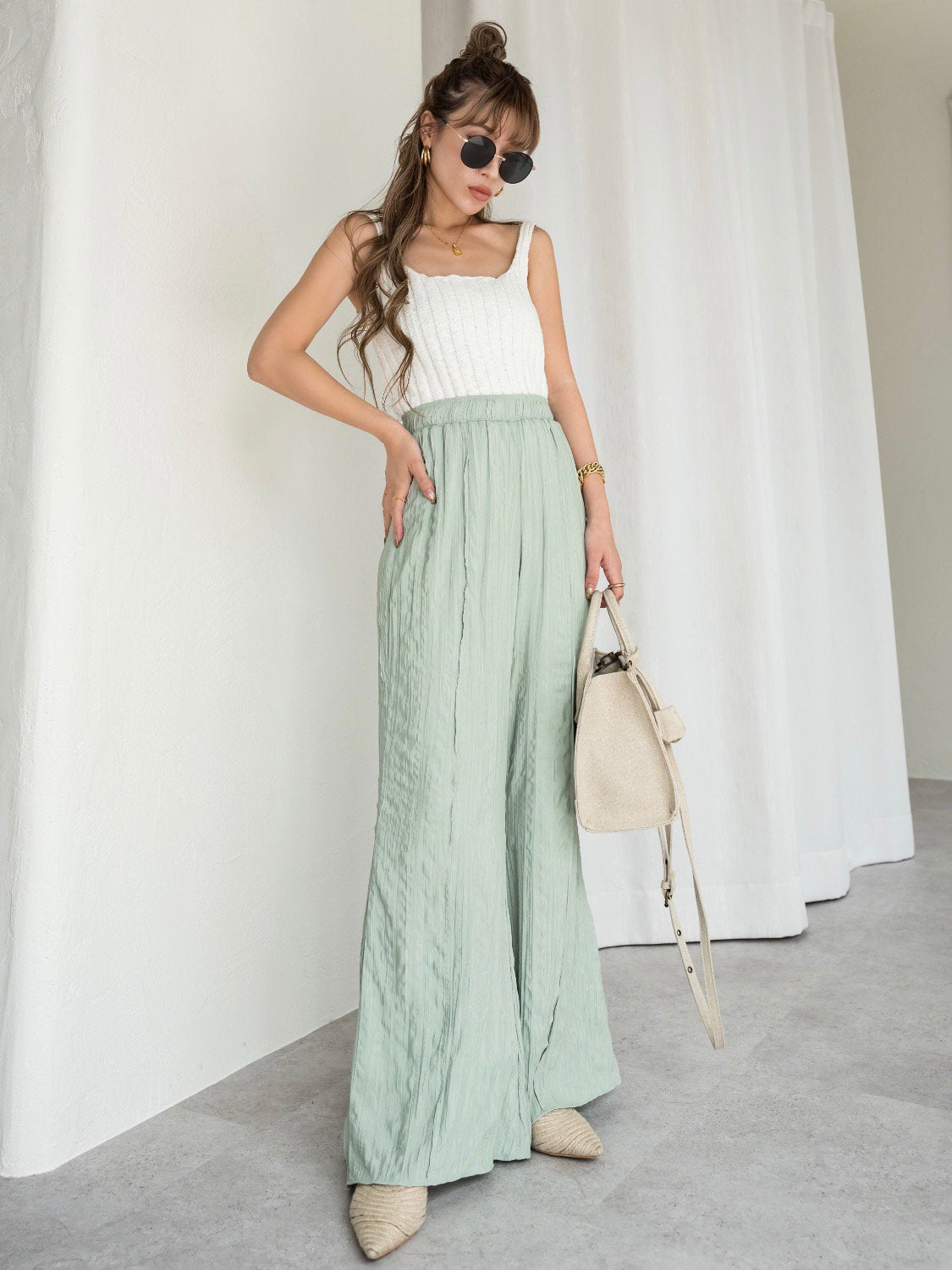 Random Pleats Bottom