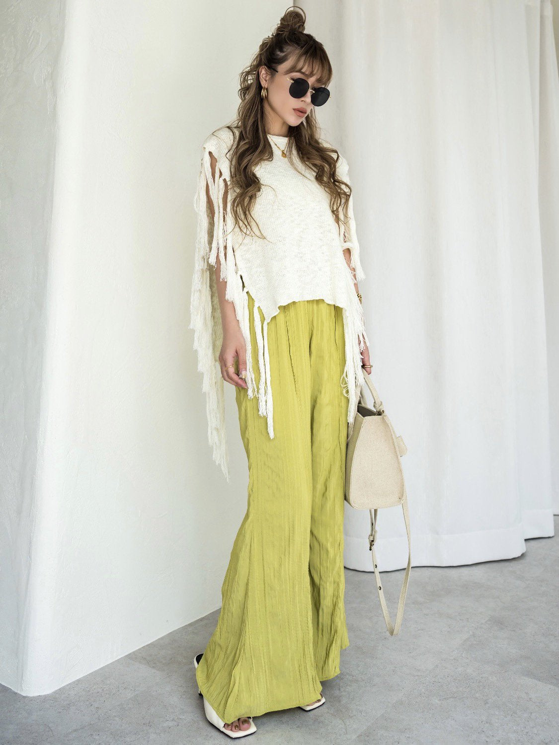 ランダム Pleats ボトム