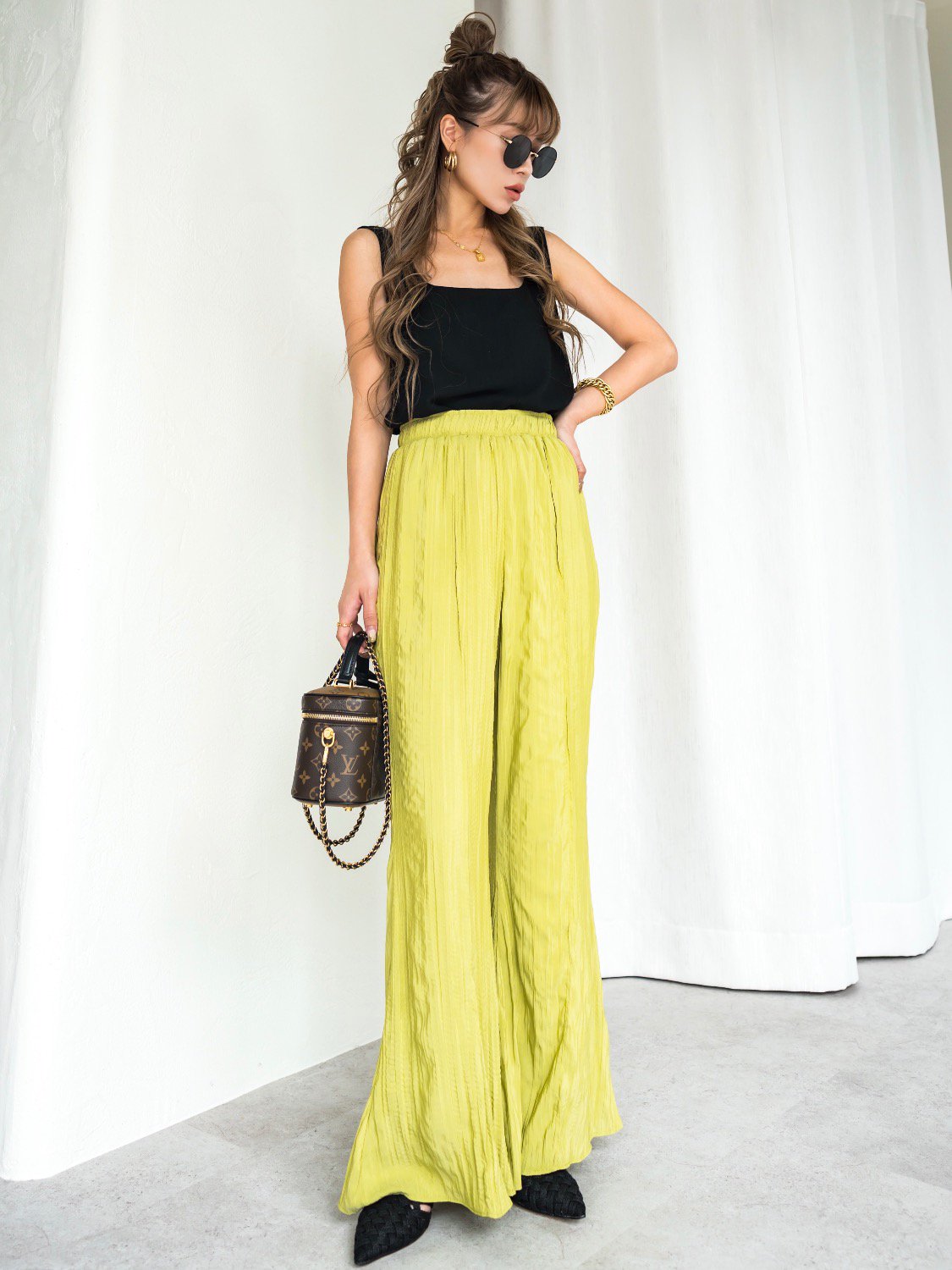 ランダム Pleats ボトム