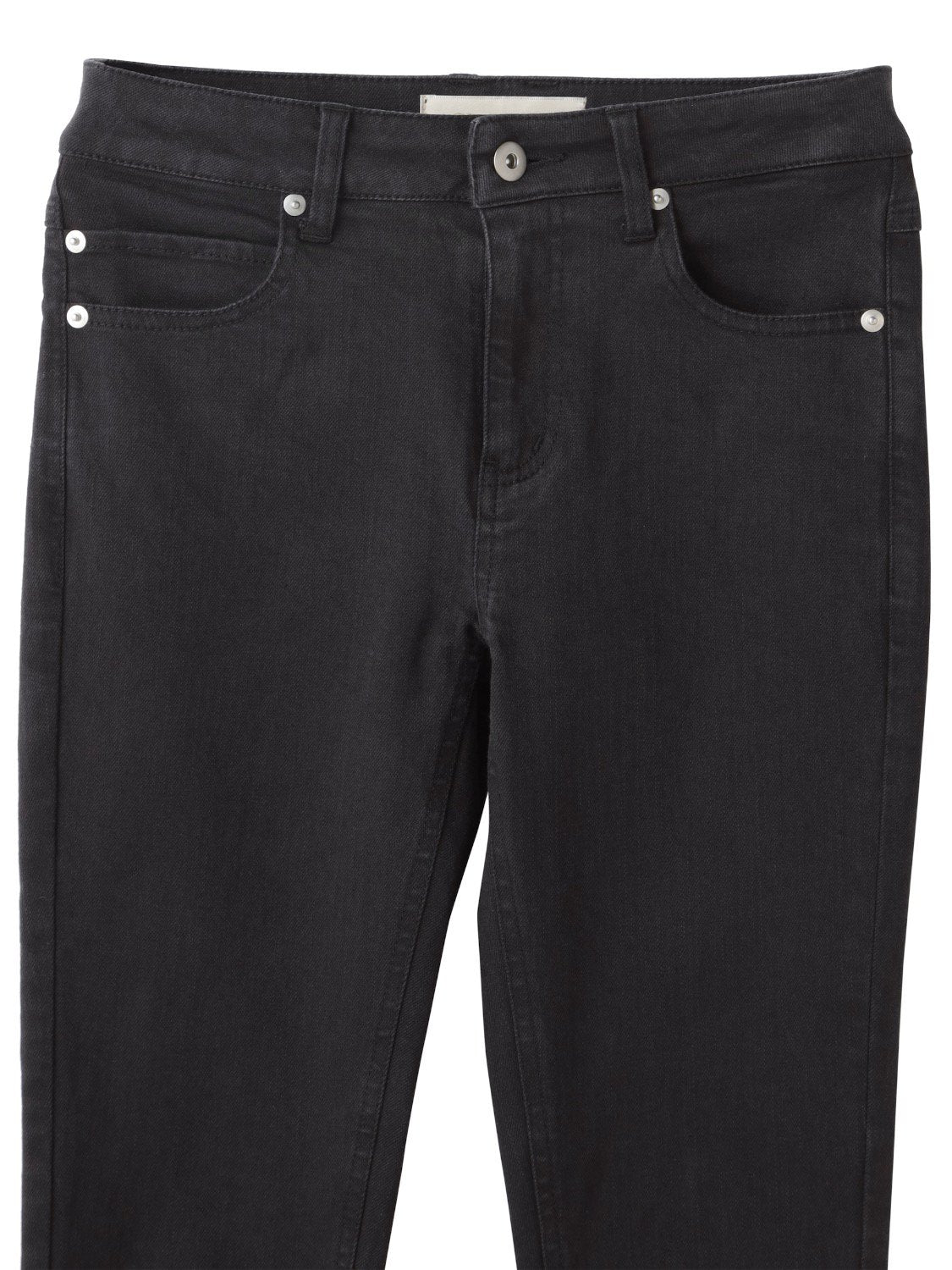 Hem-Damage Black Skinny