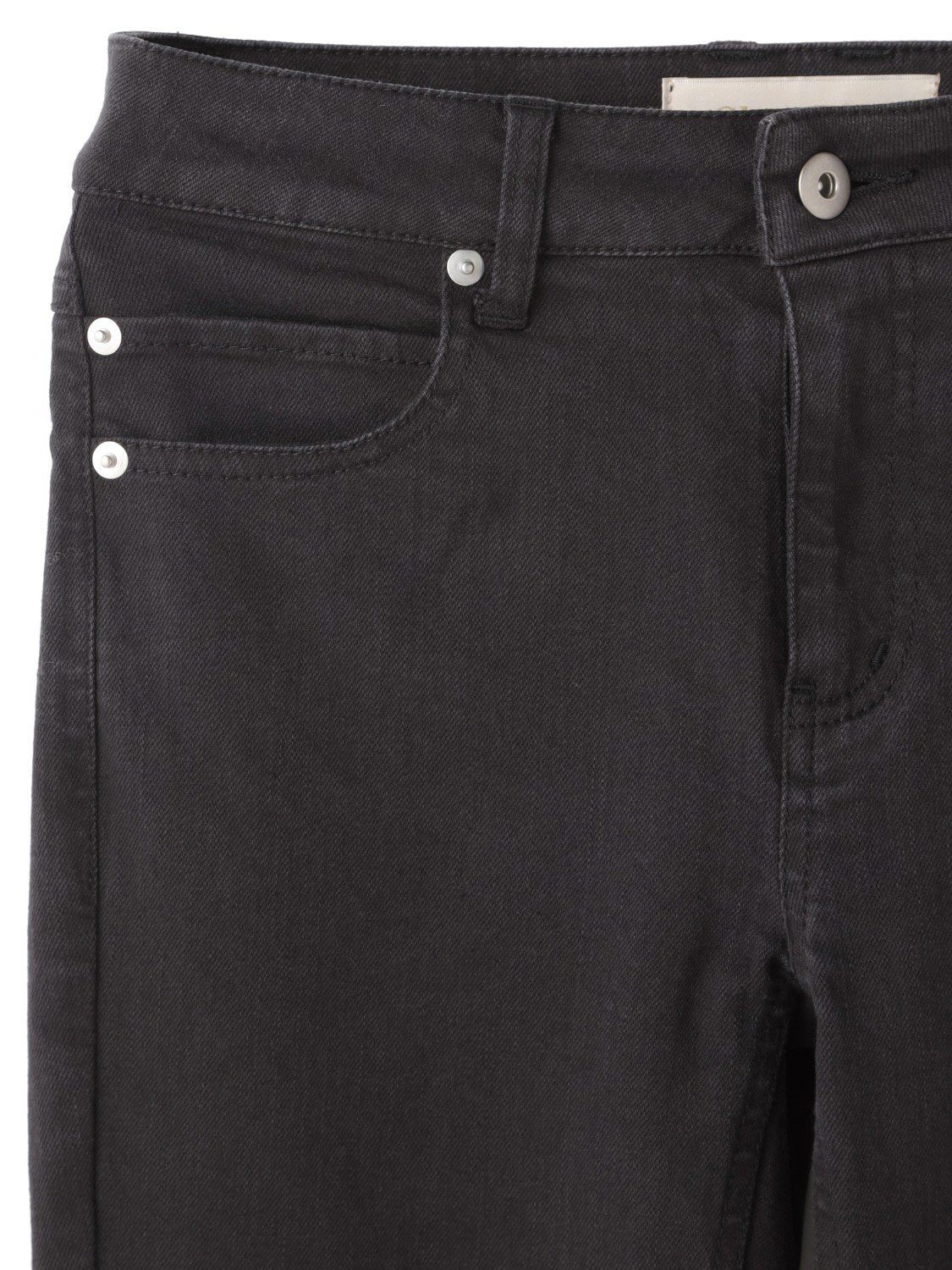 Hem-Damage Black Skinny