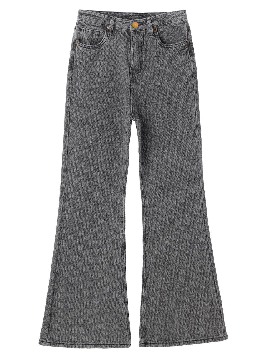 Texture デニム フレアパンツ