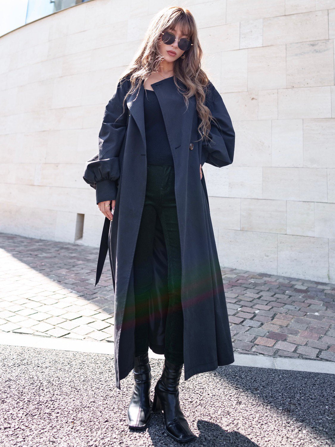 3way レイヤード トレンチコート