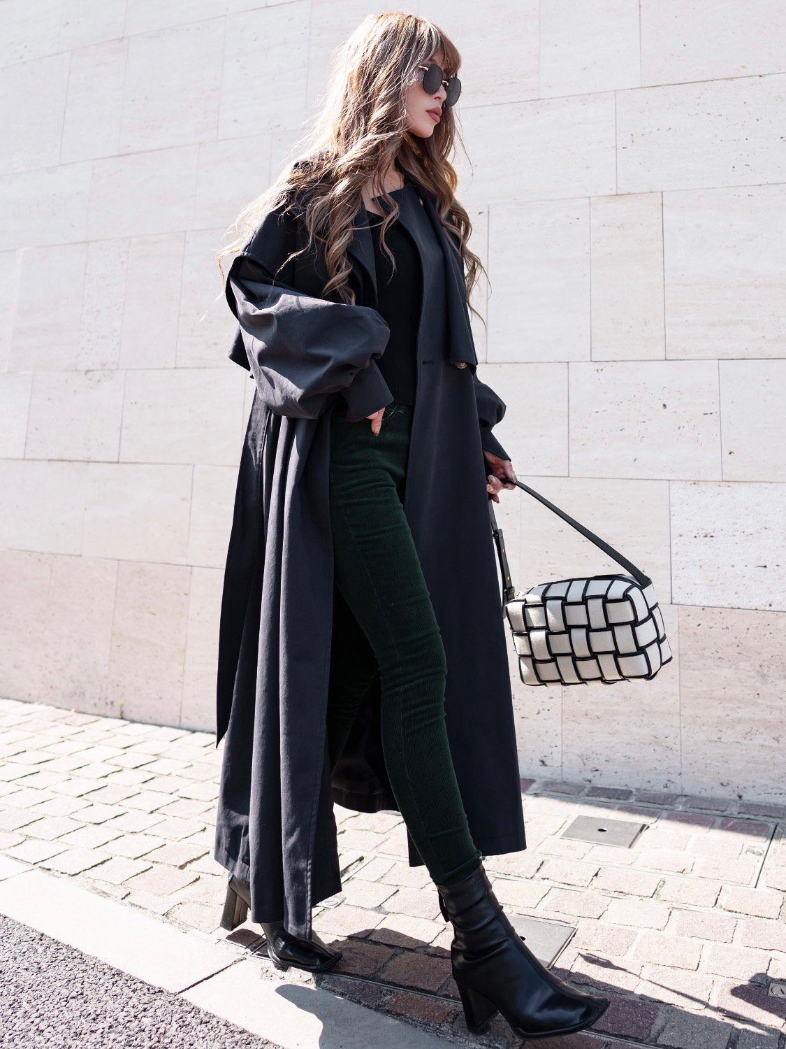 3way レイヤード トレンチコート