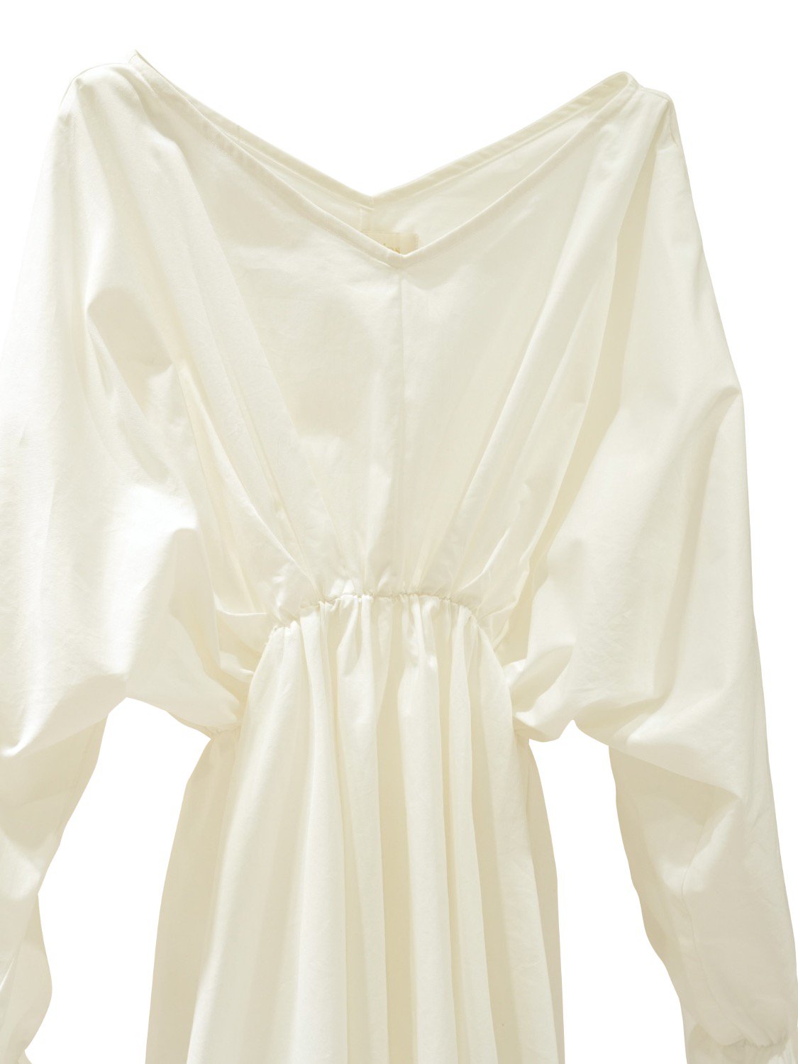 Gathered waist shirt