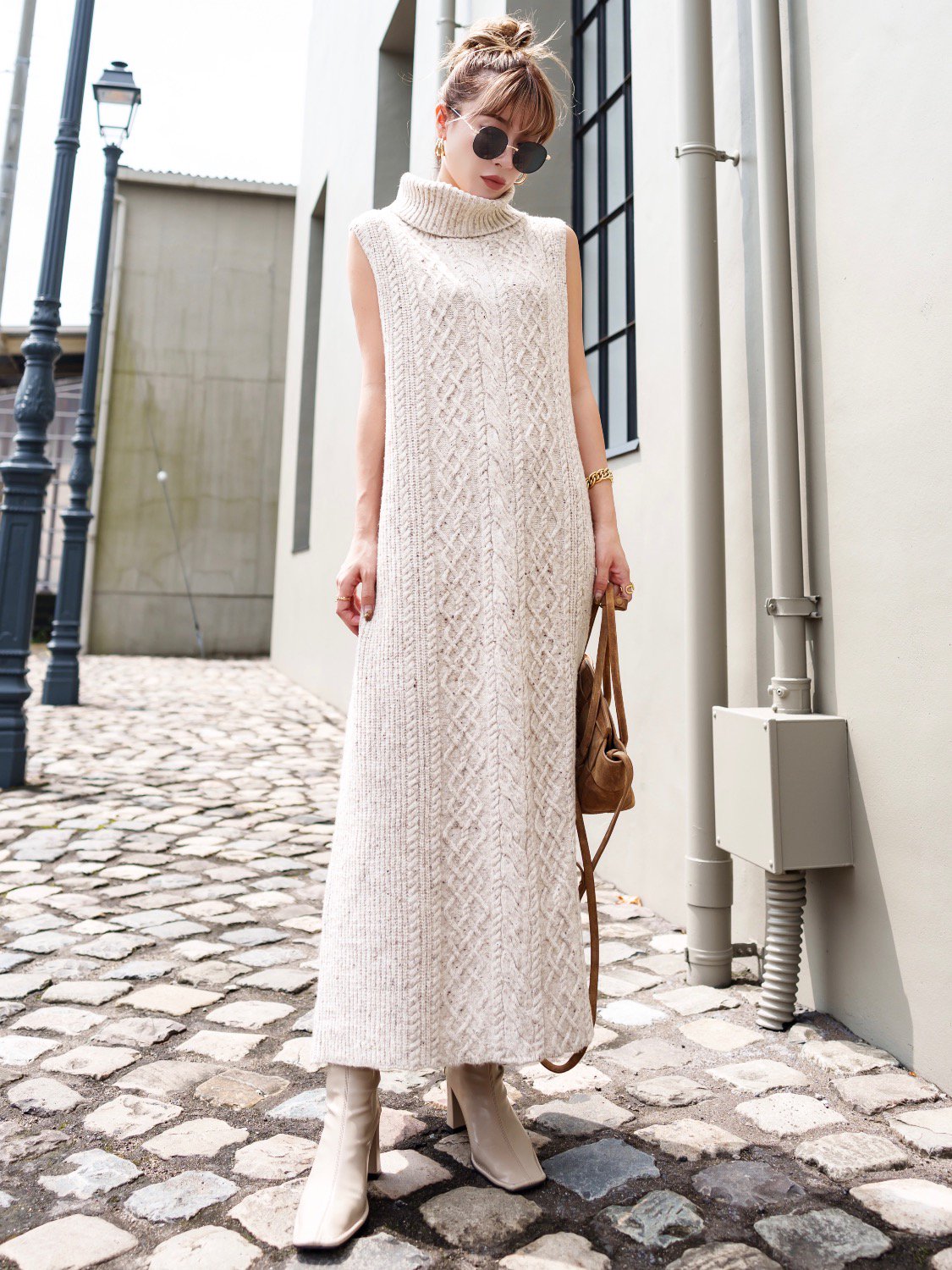 MIX-color ケーブル ワンピース