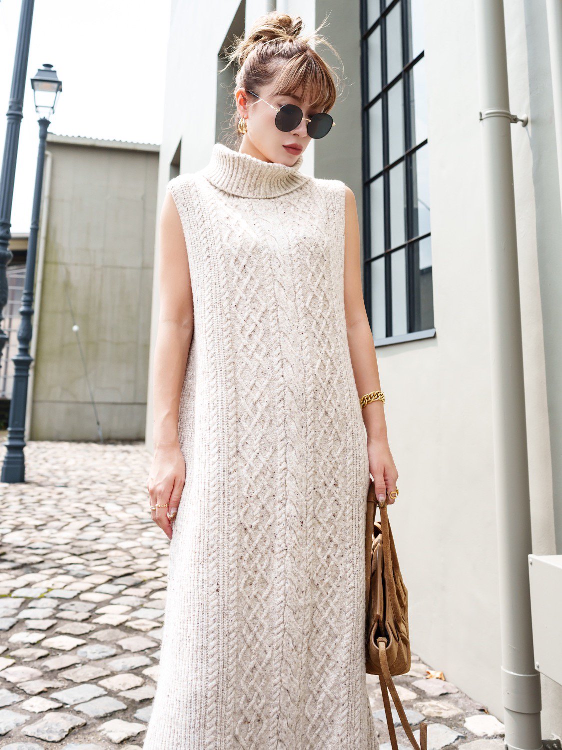 MIX-color ケーブル ワンピース