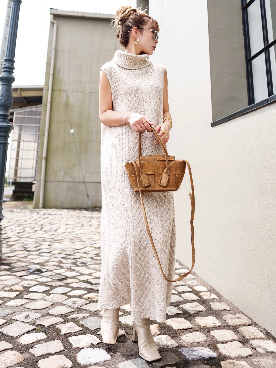 MIX-color ケーブル ワンピース