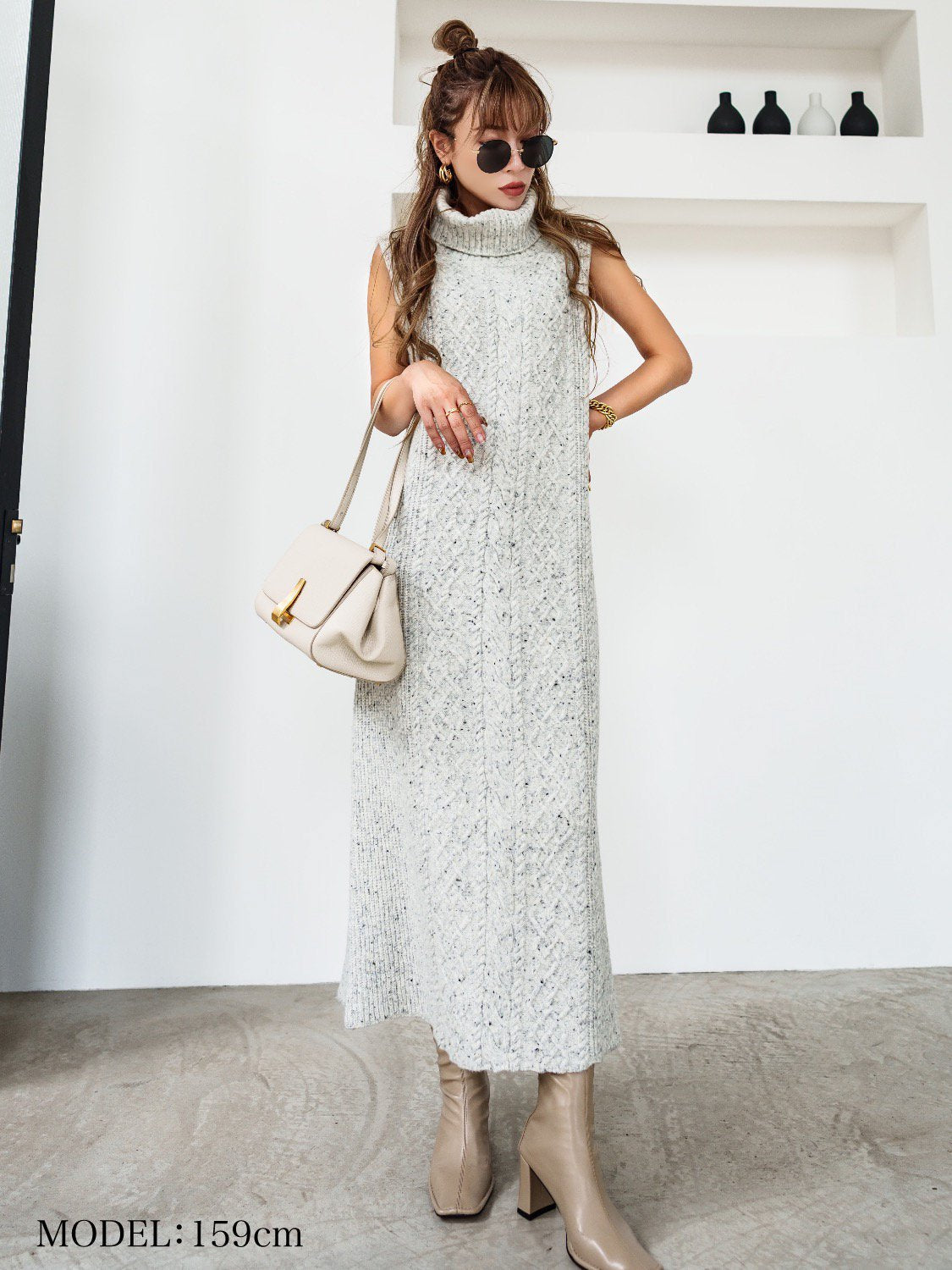 MIX-color ケーブル ワンピース