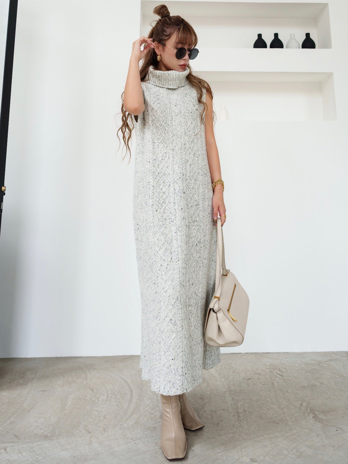 MIX-color ケーブル ワンピース