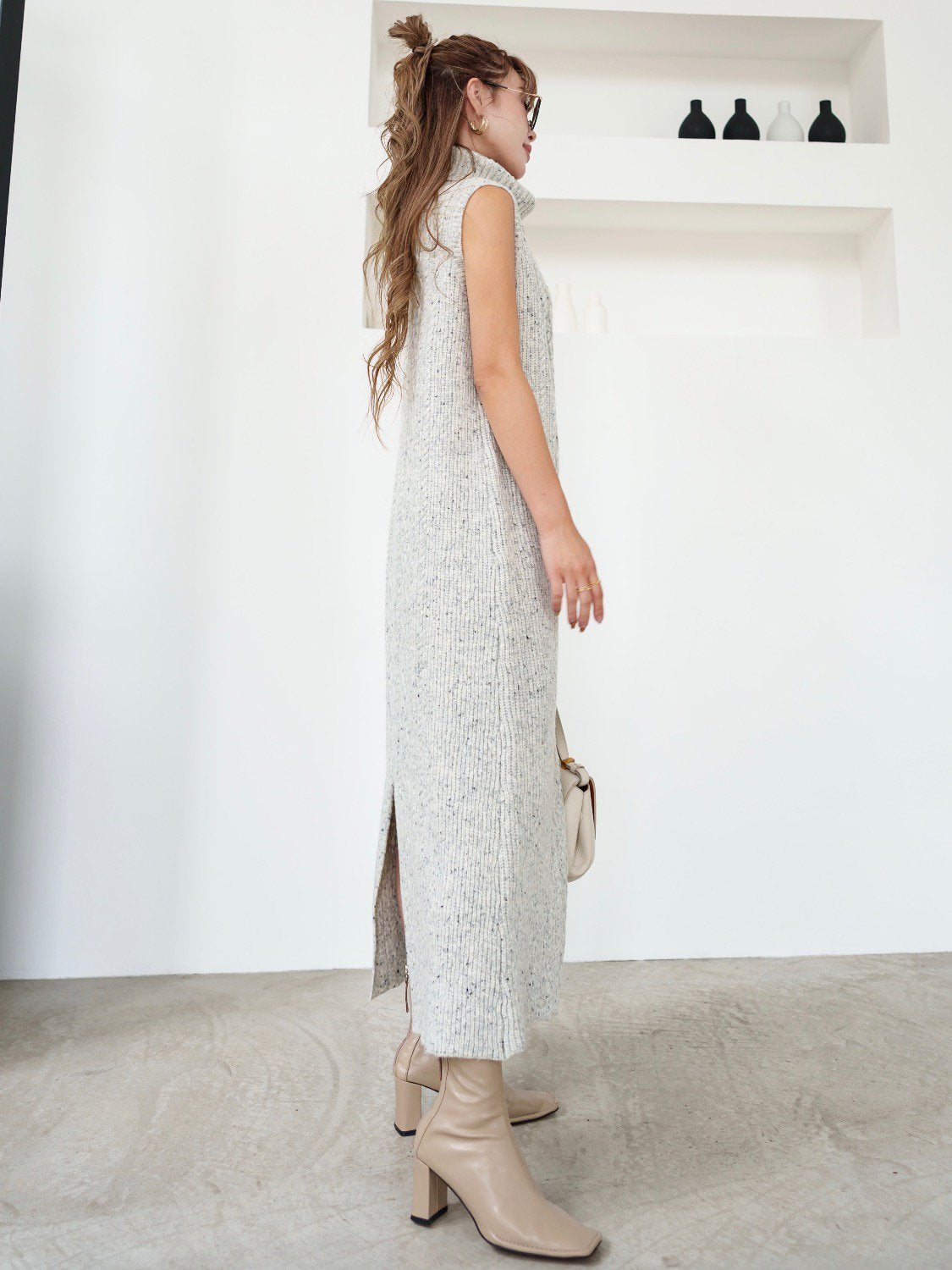 MIX-color ケーブル ワンピース