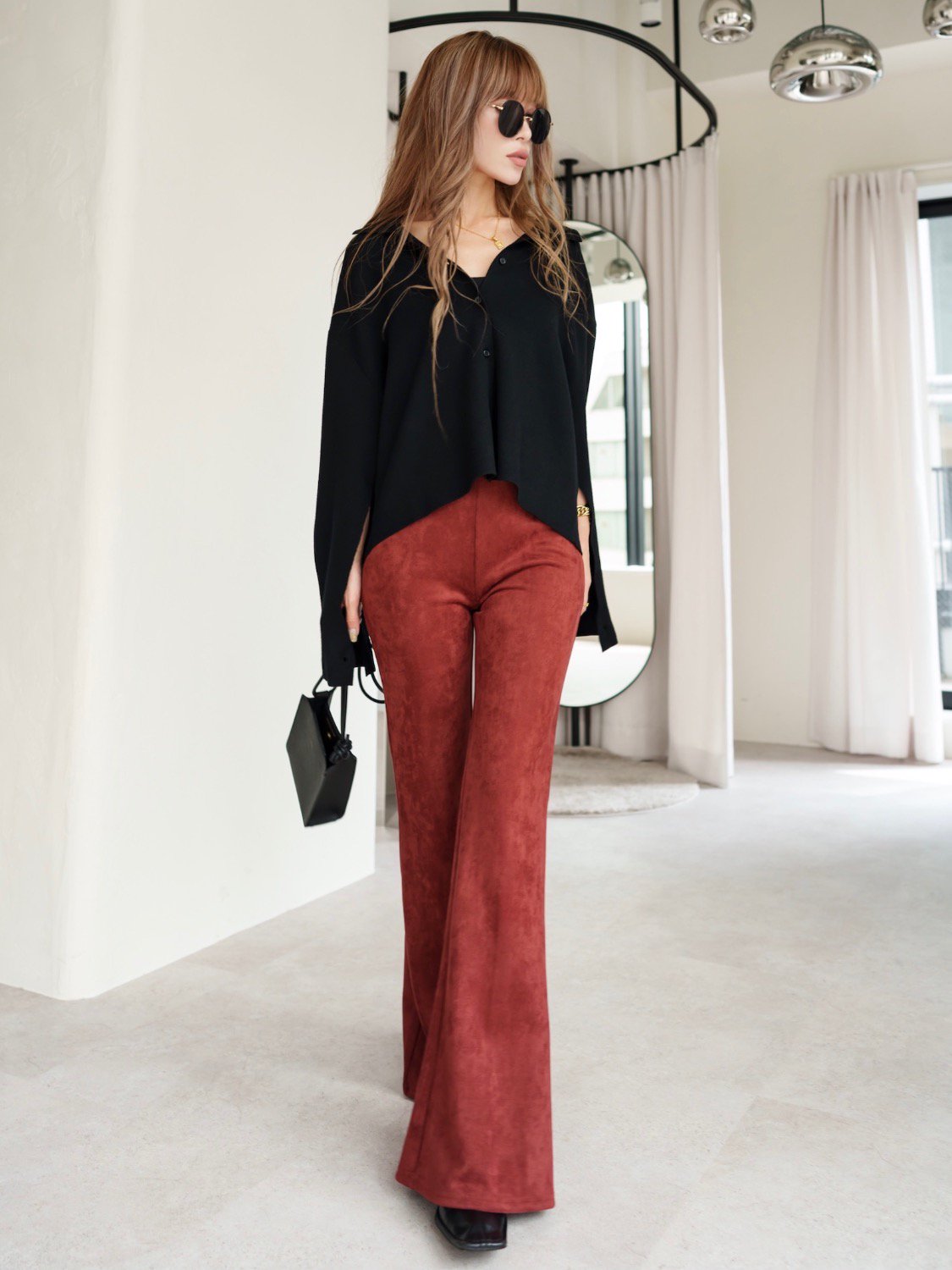 ミラノリブ Knit シャツ