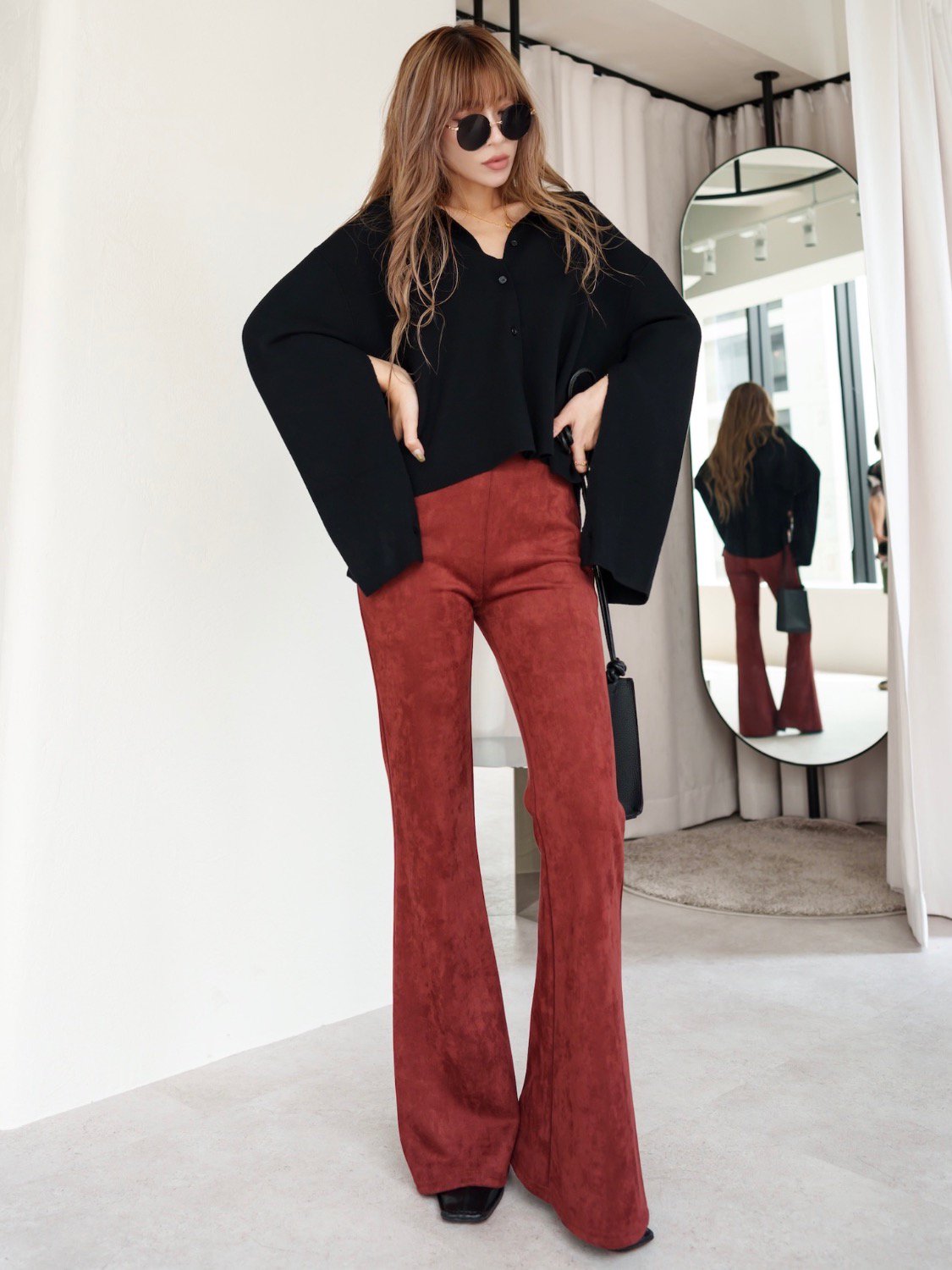 ミラノリブ Knit シャツ