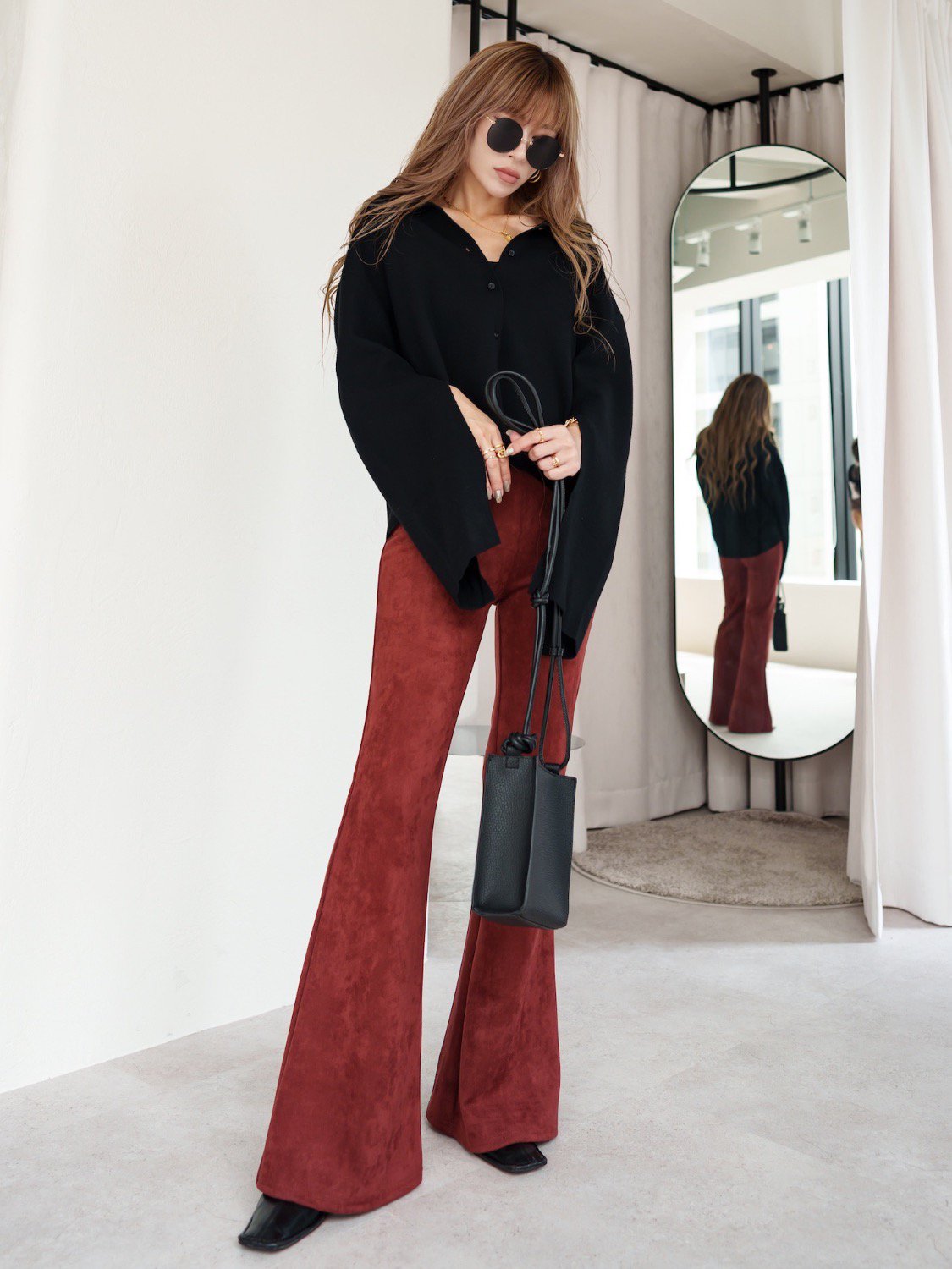 ミラノリブ Knit シャツ