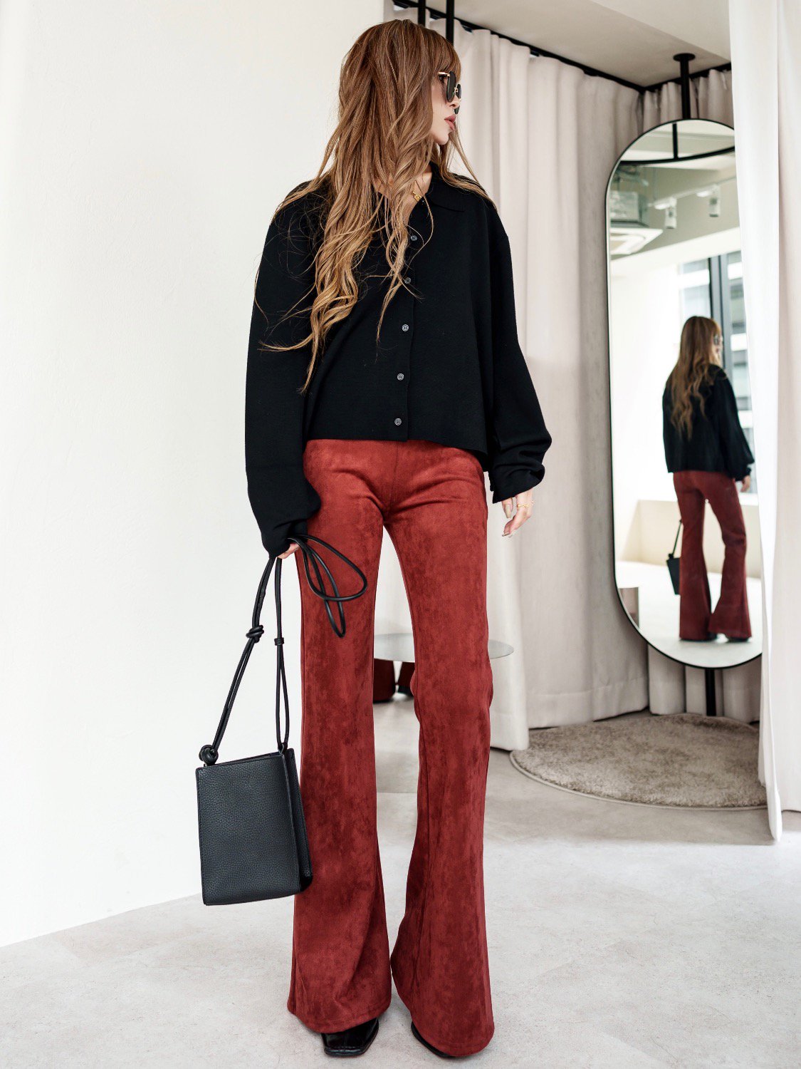 ミラノリブ Knit シャツ