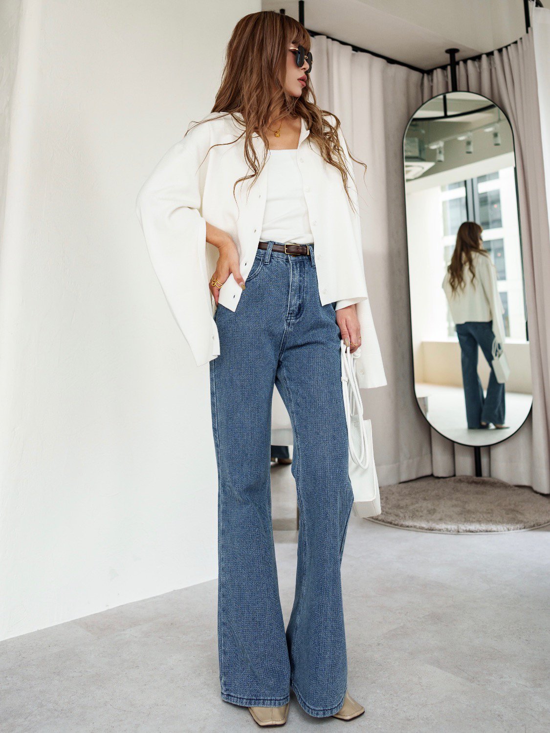 ミラノリブ Knit シャツ