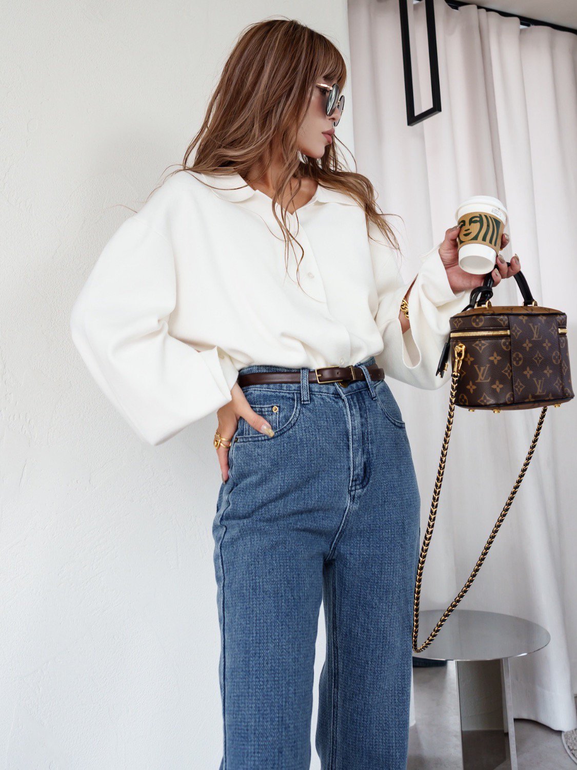 ミラノリブ Knit シャツ